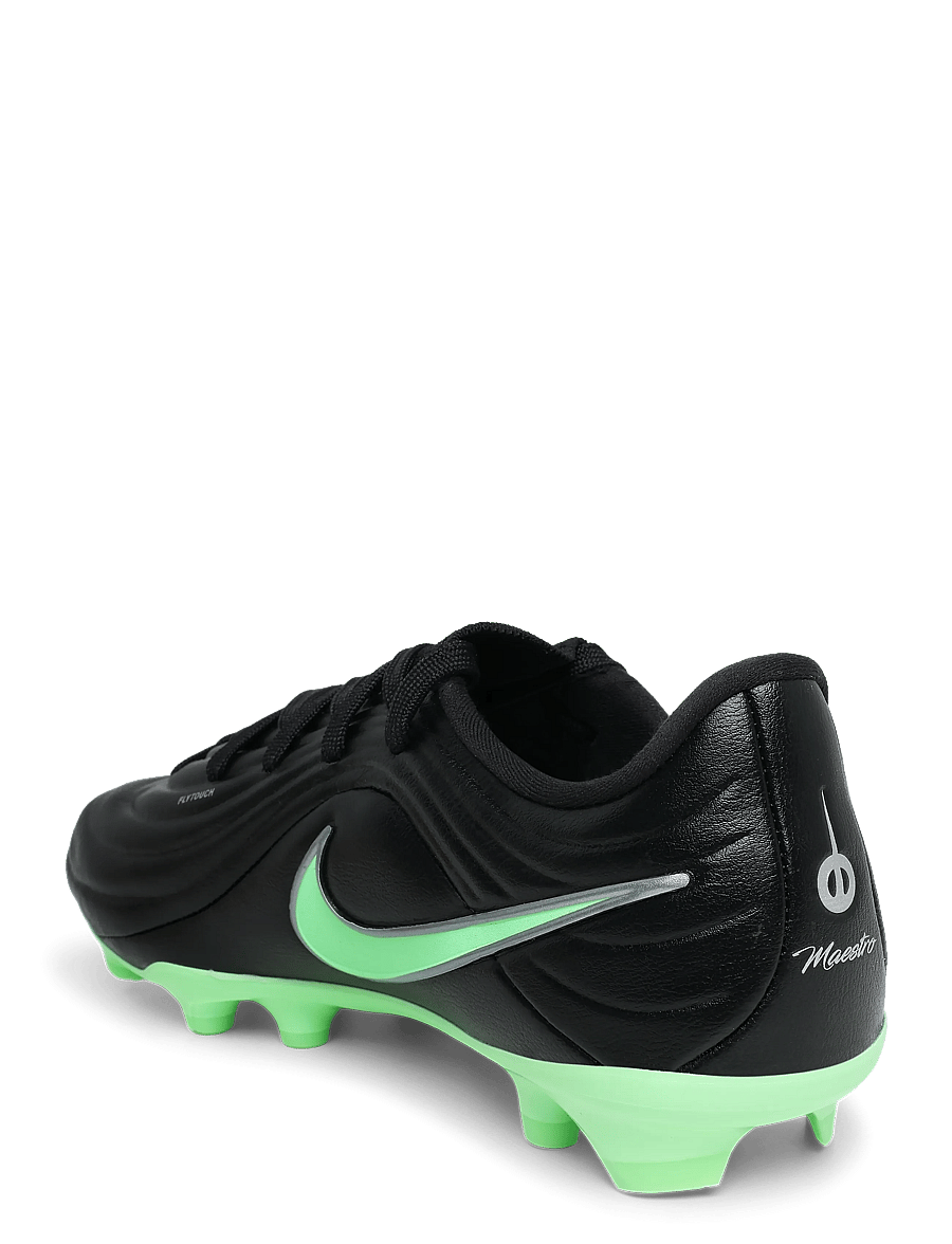 Nike - JR TIEMPO MAESTRO ACADEMY FGMG - jalgpalli puutsad - black/illusion green-black - 2