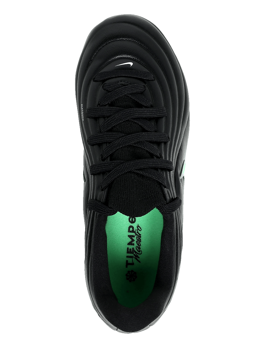 Nike - JR TIEMPO MAESTRO ACADEMY FGMG - jalgpalli puutsad - black/illusion green-black - 3