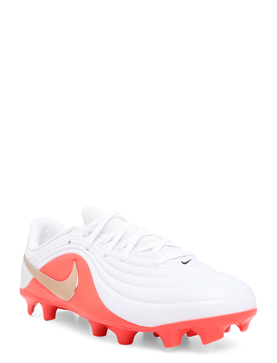 Nike - JR TIEMPO MAESTRO ACADEMY FGMG - fodboldstøvler - white/blur-bright crimson - 1