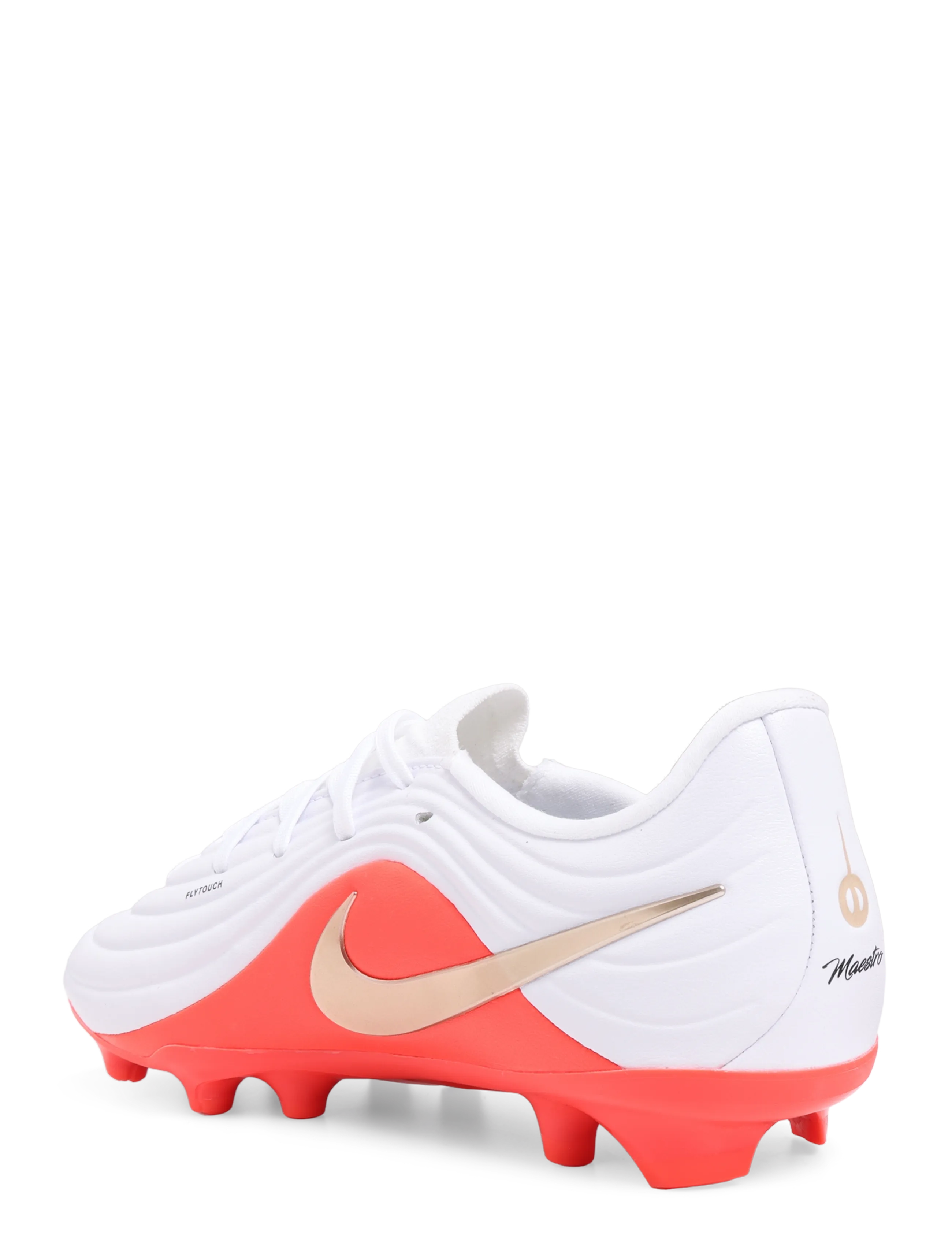 Nike - JR TIEMPO MAESTRO ACADEMY FGMG - fodboldstøvler - white/blur-bright crimson - 2