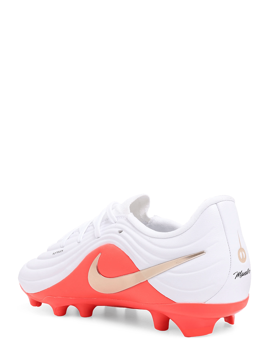 Nike - JR TIEMPO MAESTRO ACADEMY FGMG - fodboldstøvler - white/blur-bright crimson - 2