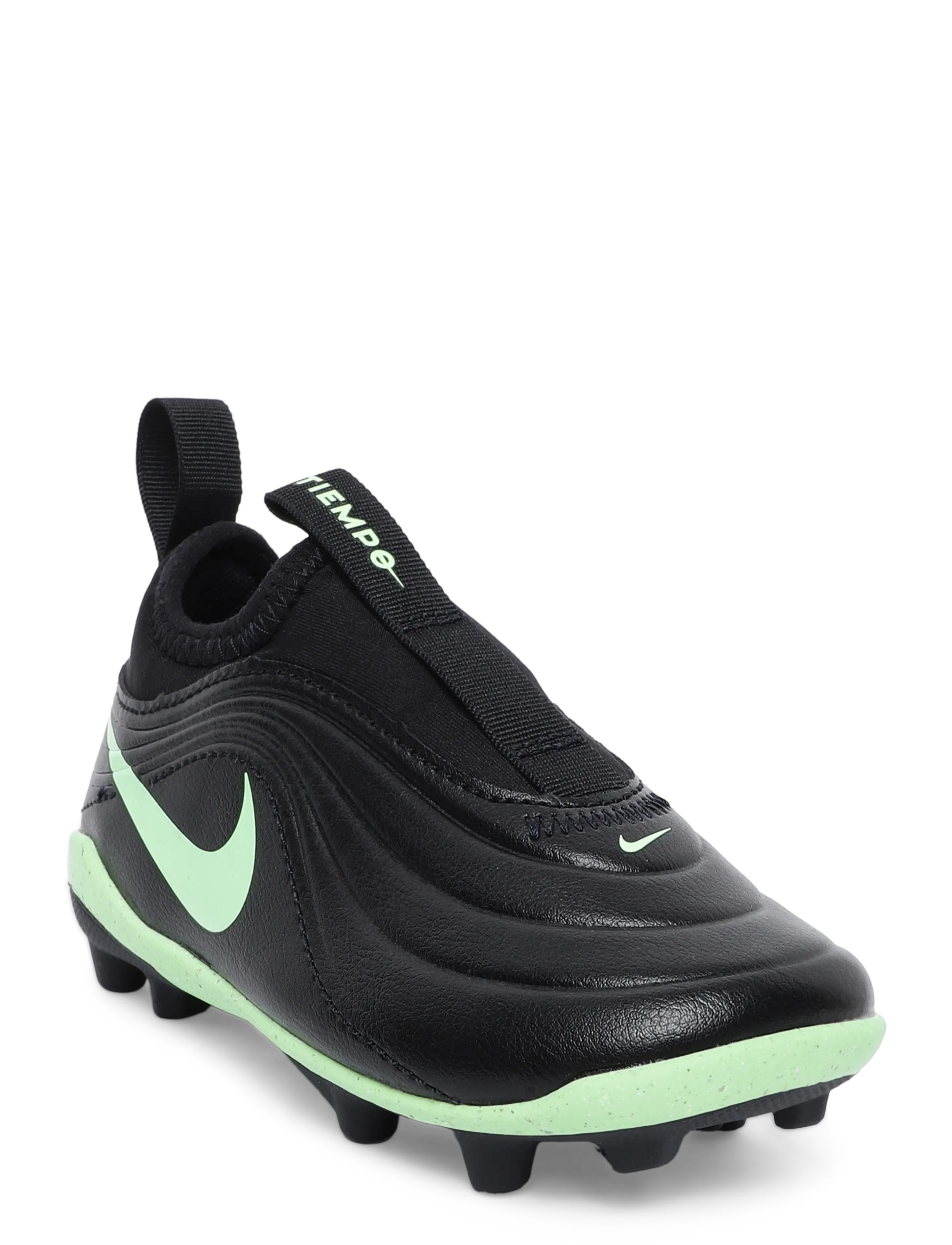 Nike JR TIEMPO MAESTRO FLEX FGMG PS - Fodbold - BLACK/ILLUSION GREEN-BLACK / black