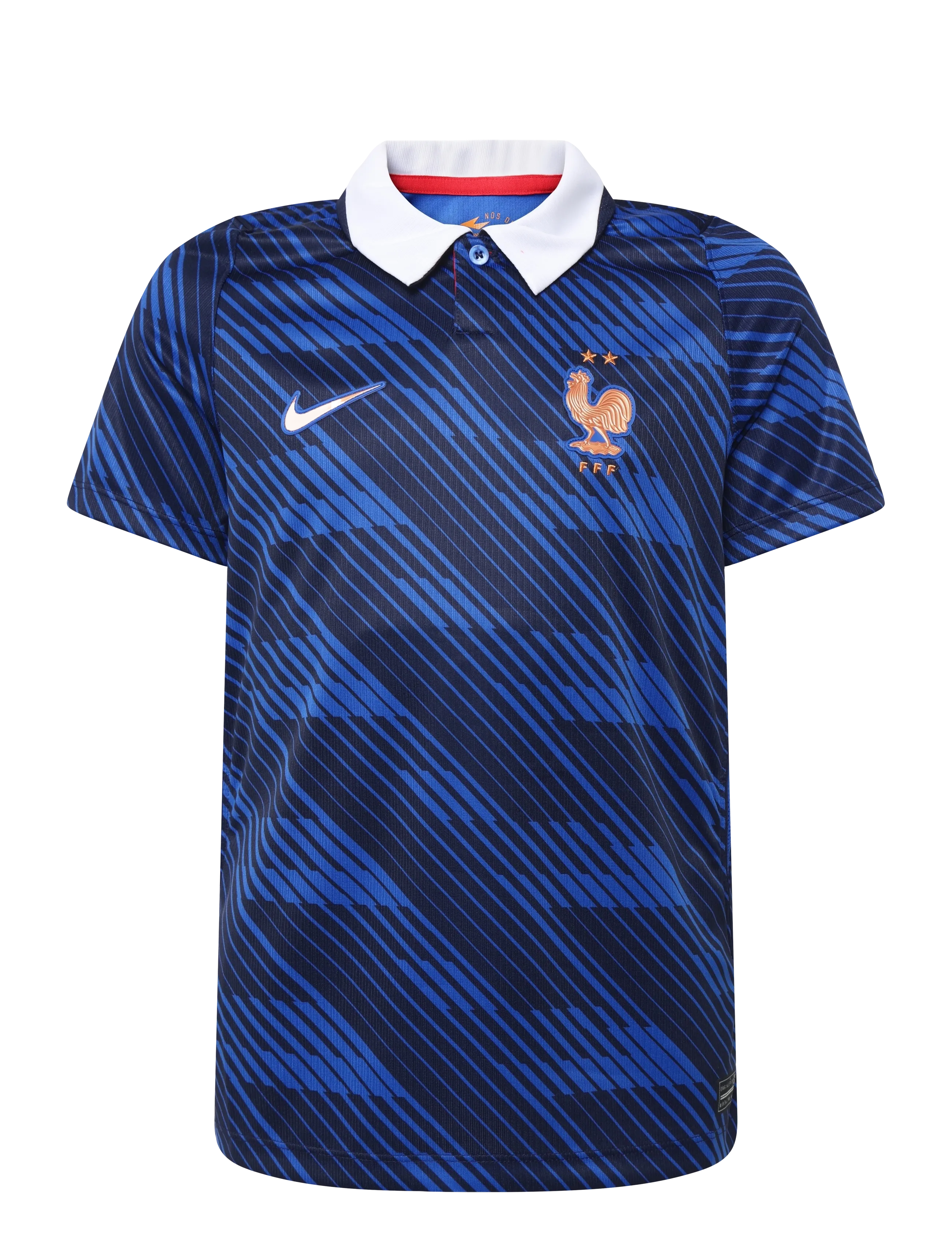 Nike FFF Y NK DF JSY SS STAD HM - Sporditopid - GAME ROYAL/METALLIC COPPER / blue