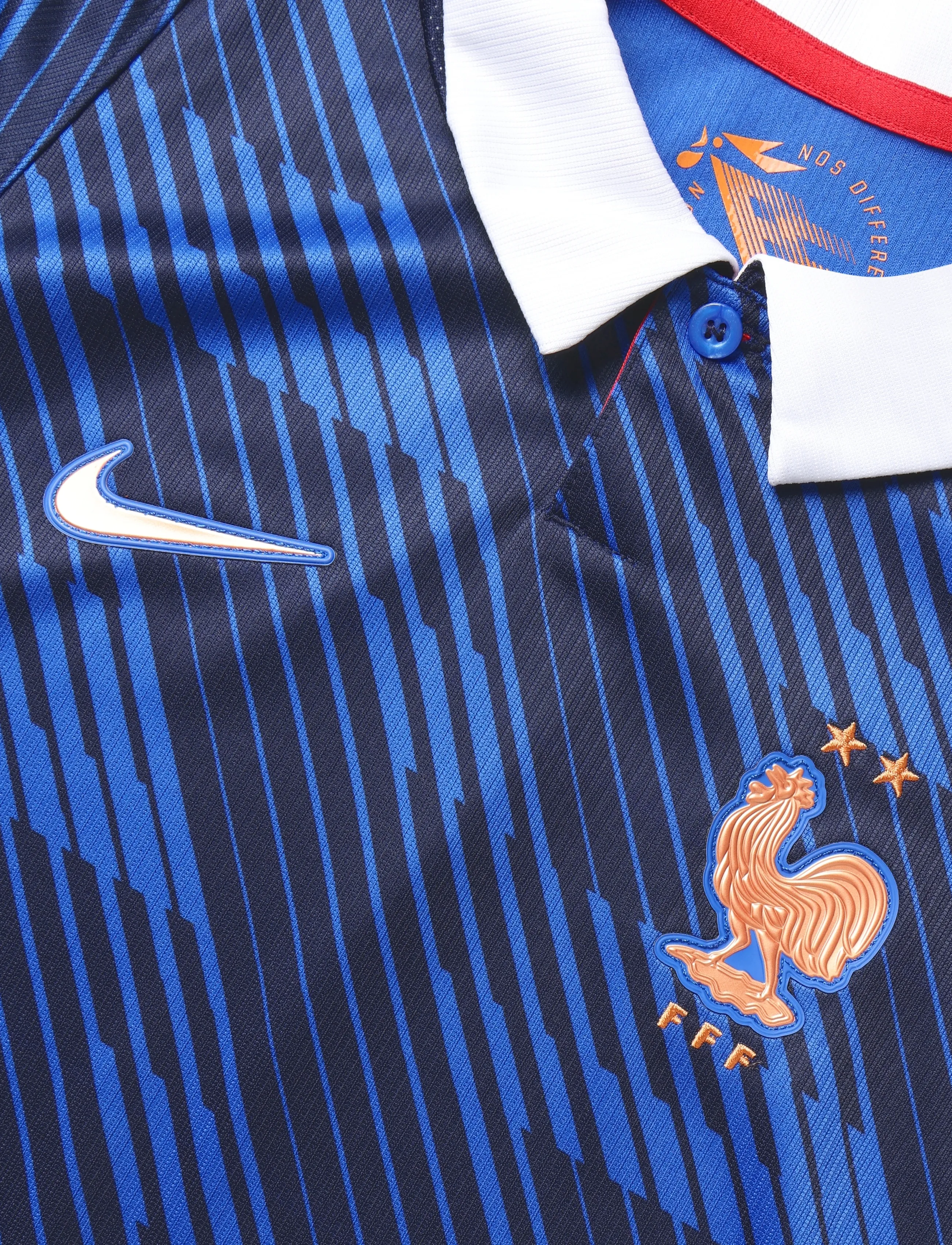 Nike - FFF Y NK DF JSY SS STAD HM - sporditopid - game royal/metallic copper - 2