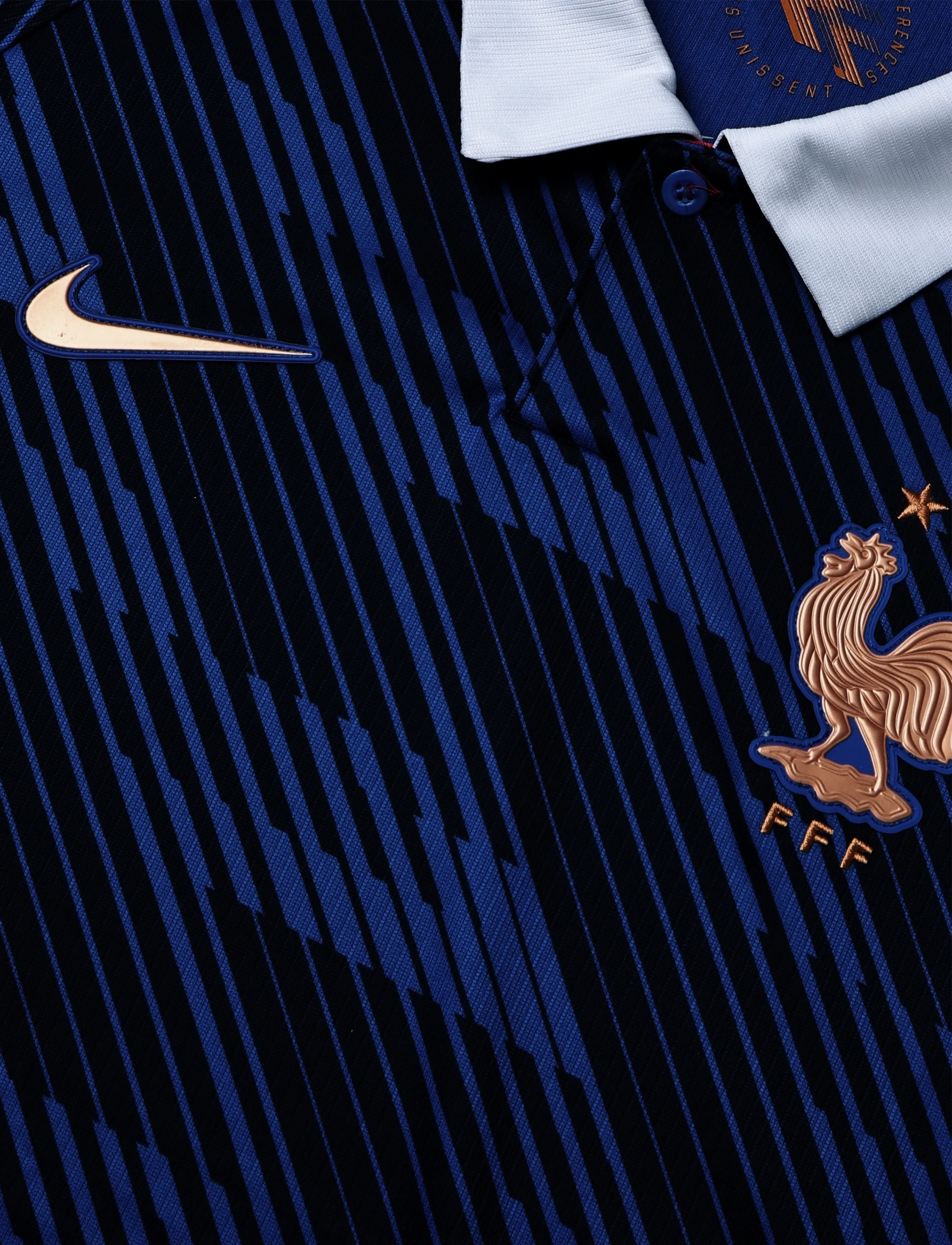 Nike - FFF M NK DF JSY SS STAD HM - fotbollströjor - game royal/metallic copper - 2