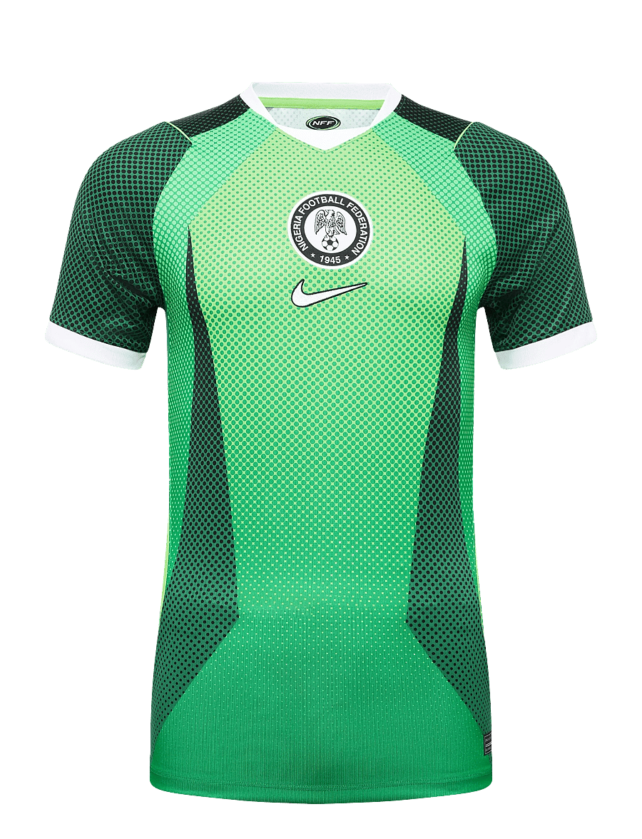 Nike - Nigeria National Team 2026 Stadium Home Jersey - fotbollströjor - pine green/electric green/whit - 0