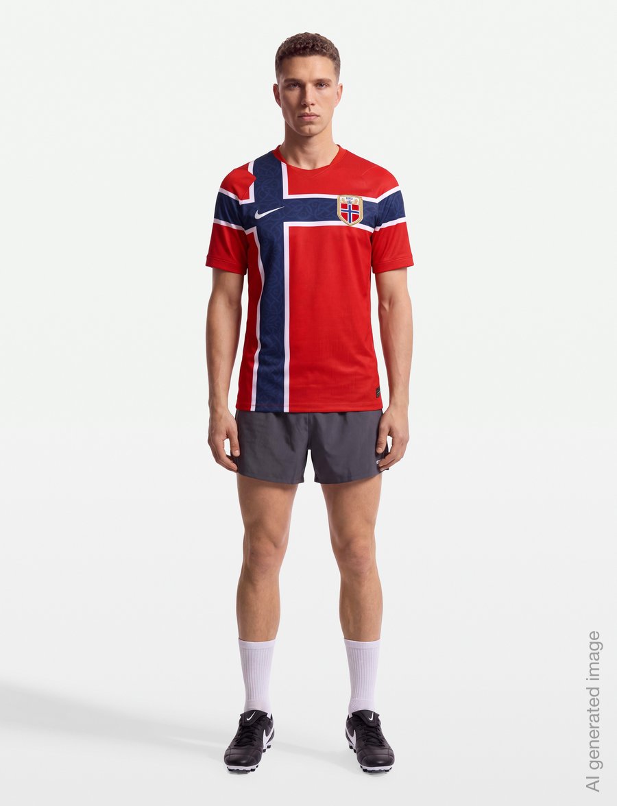 Nike - Norway National Team 2026 Stadium Home - chile red/chile red/white - 0