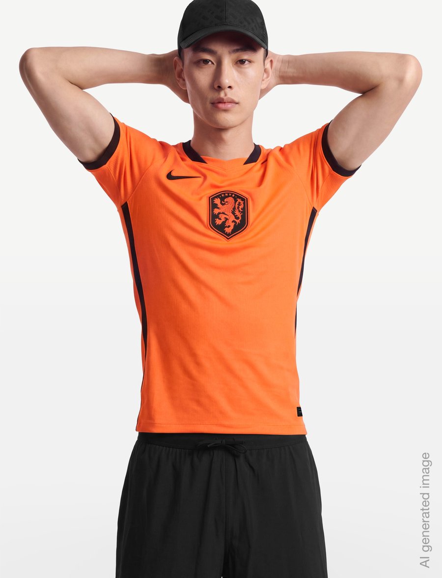 Nike - Netherlands National Team 2026 Stadium Home - football shirts - hyper crimson/black - 3