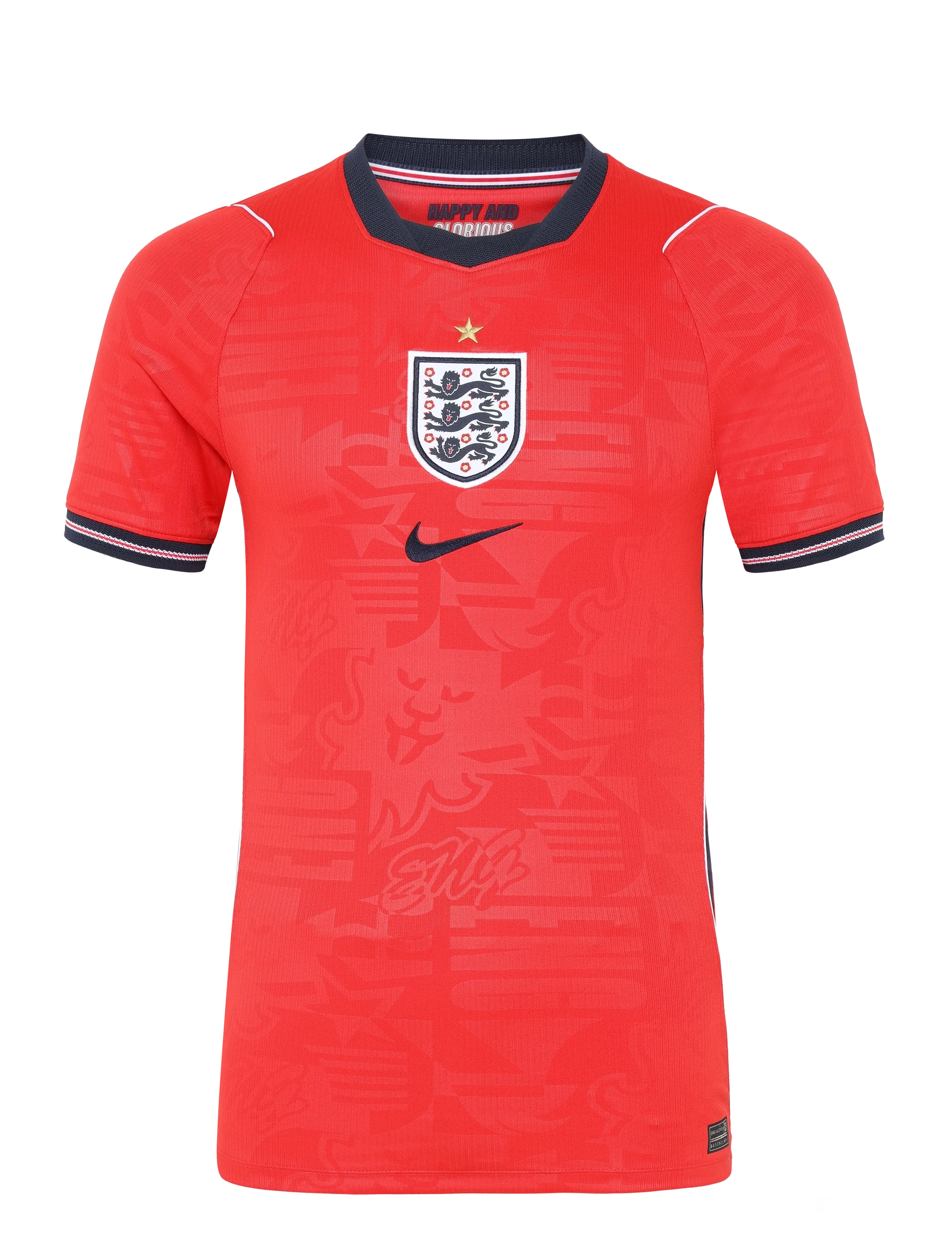 Nike England National Team 2026 Stadium Away - Tøj - SPEED RED/OBSIDIAN/WHITE/OBSID / red