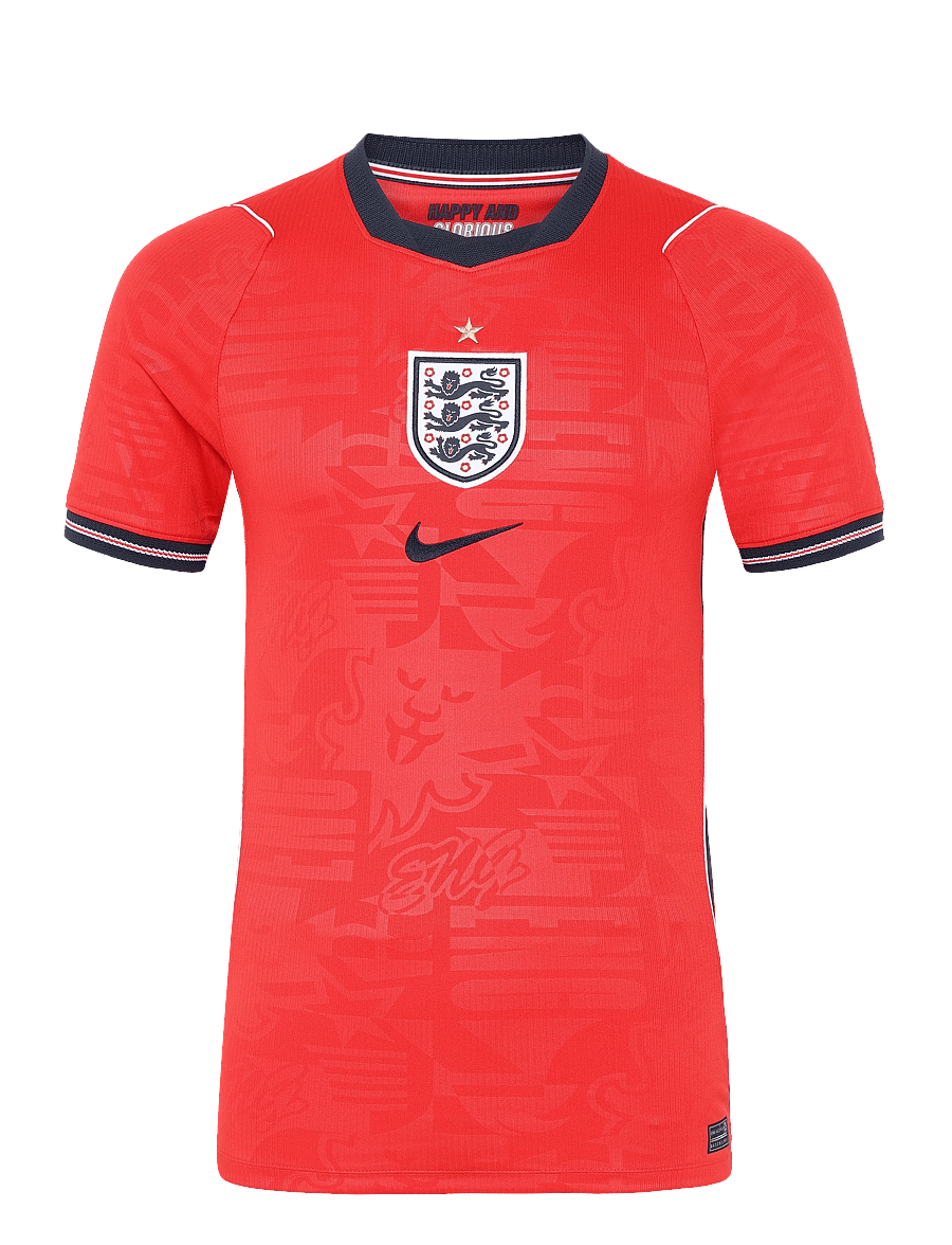 Nike - England National Team 2026 Stadium Away - fodboldtrøjer - speed red/obsidian/white/obsid - 0