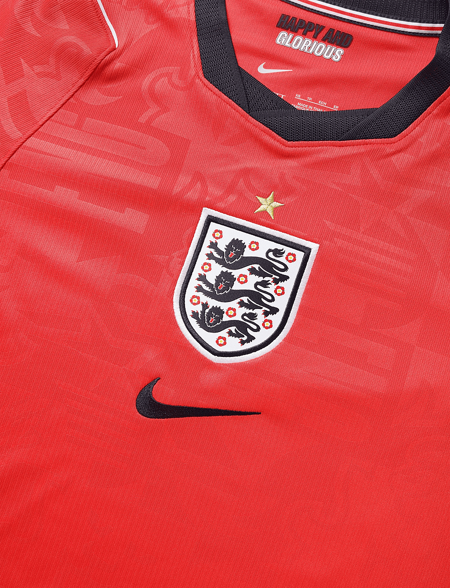 Nike - England National Team 2026 Stadium Away - fodboldtrøjer - speed red/obsidian/white/obsid - 2