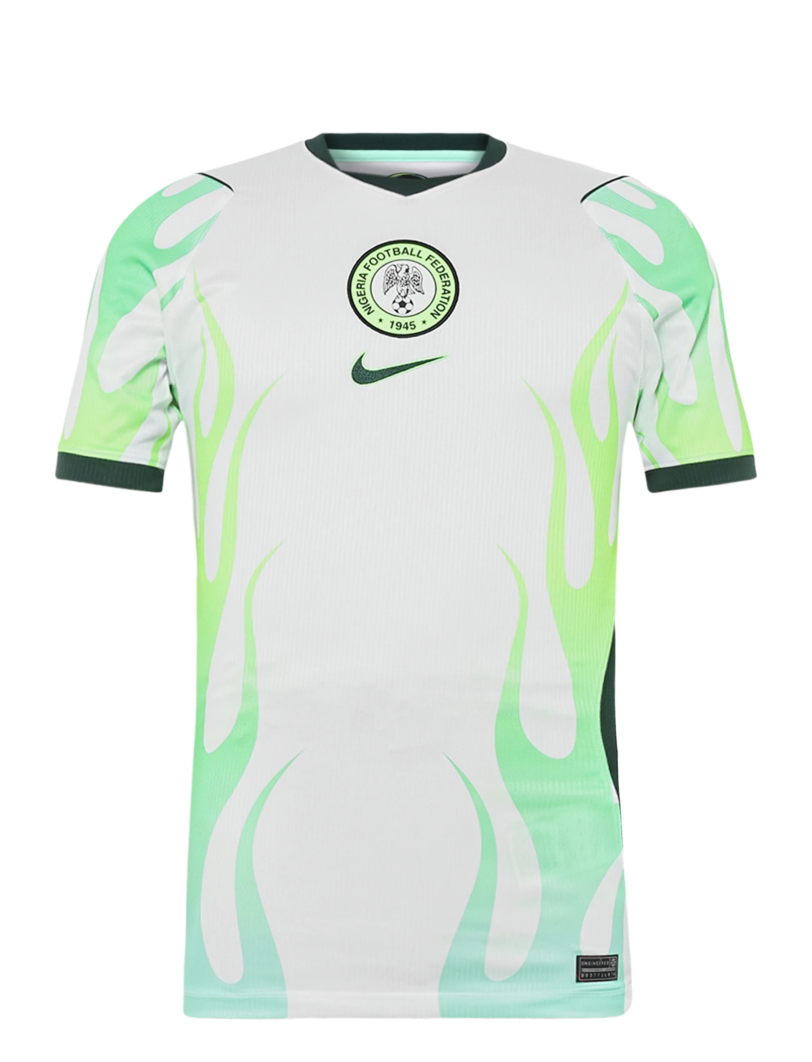 Nike Nigeria national stadium away jersey - Visa allt - WHITE/GREEN GLOW/BLACK / white