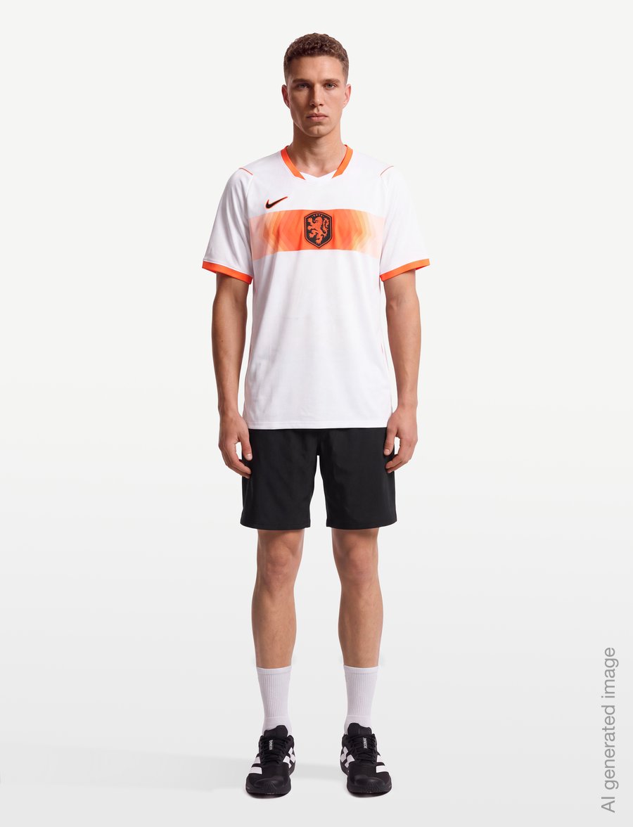 Nike - Netherlands National Team 2026 Stadium Away - fußballoberteile - white/hyper crimson/black - 0