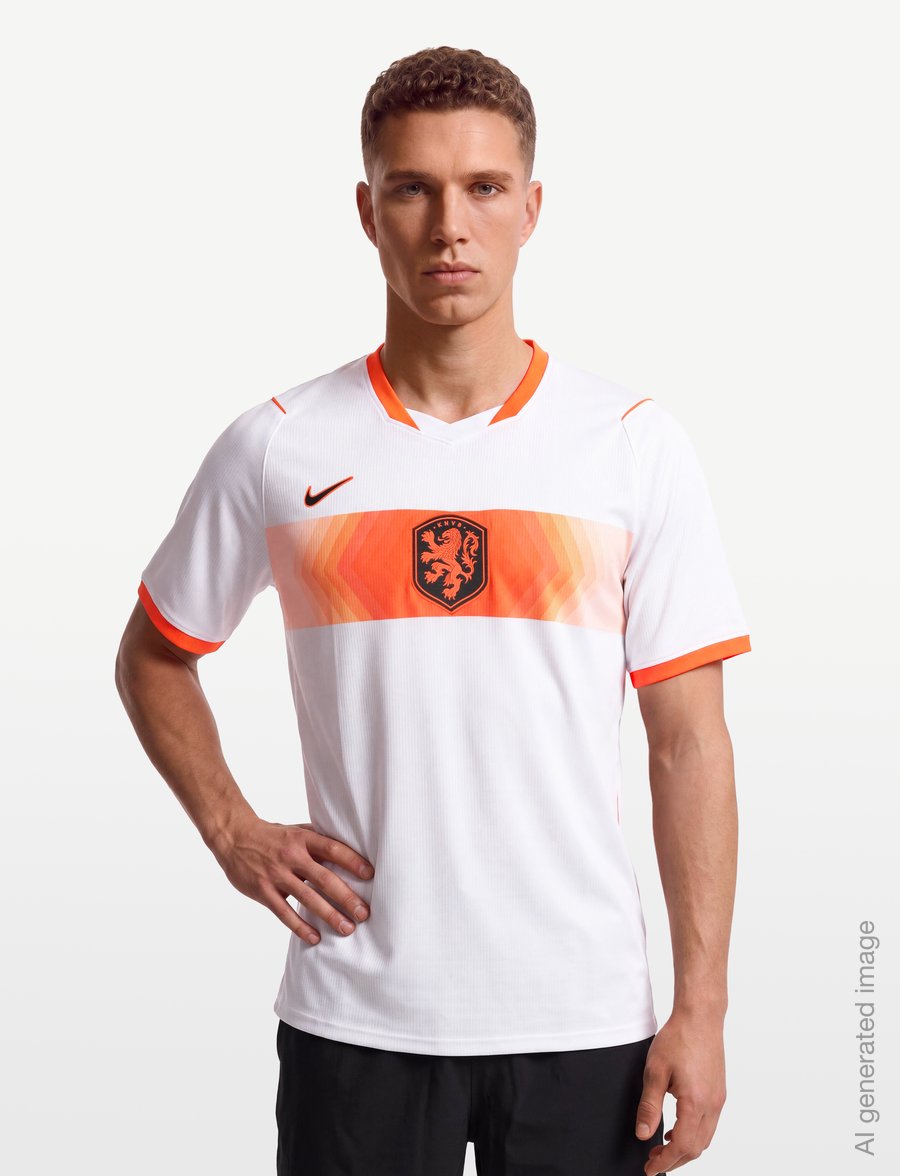 Nike - Netherlands National Team 2026 Stadium Away - fußballoberteile - white/hyper crimson/black - 3
