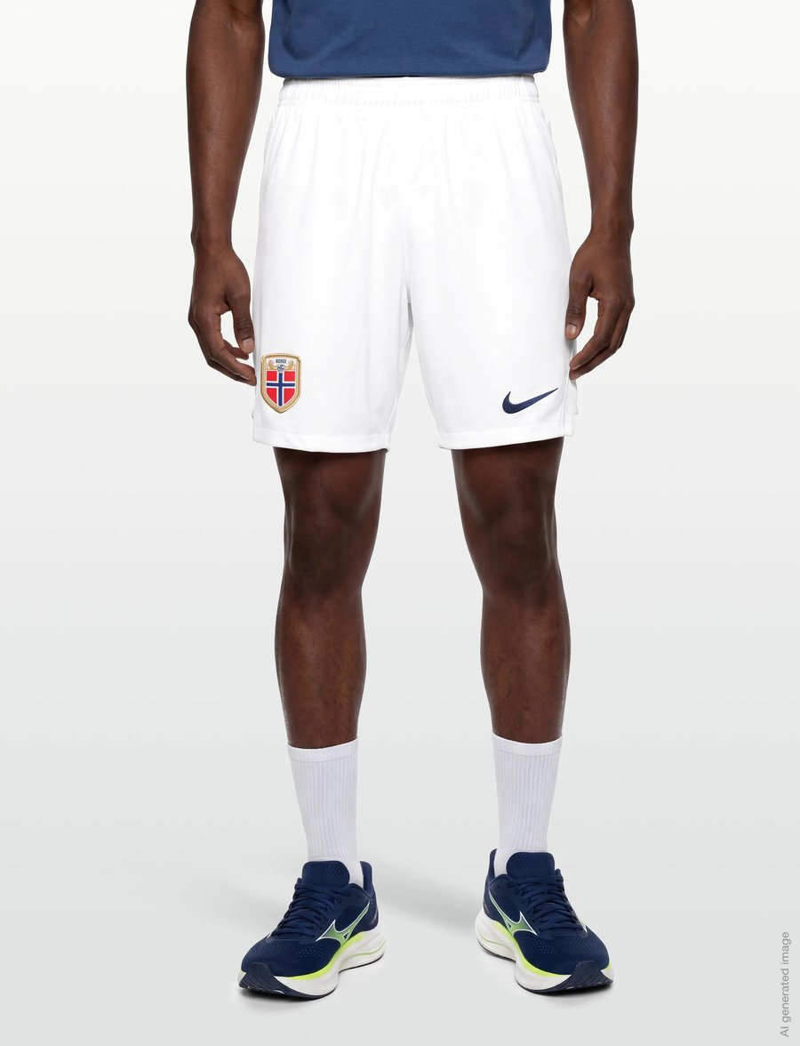 Nike - Norway 2026 Stadium Third Short - träningsshorts - white/white/blue void - 3