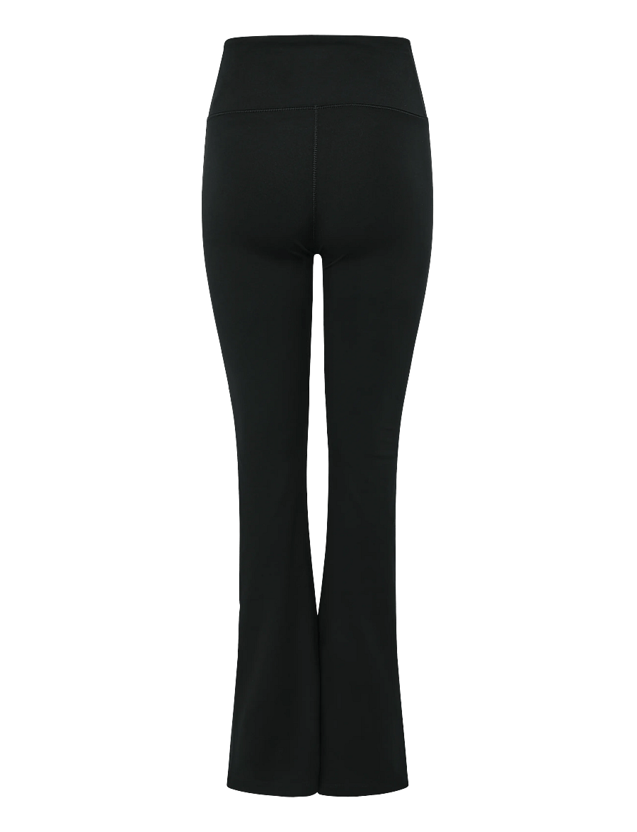 Nike - Nike Dri-FIT One High-Waisted Flared Leggins - trainingstights - black/white - 1