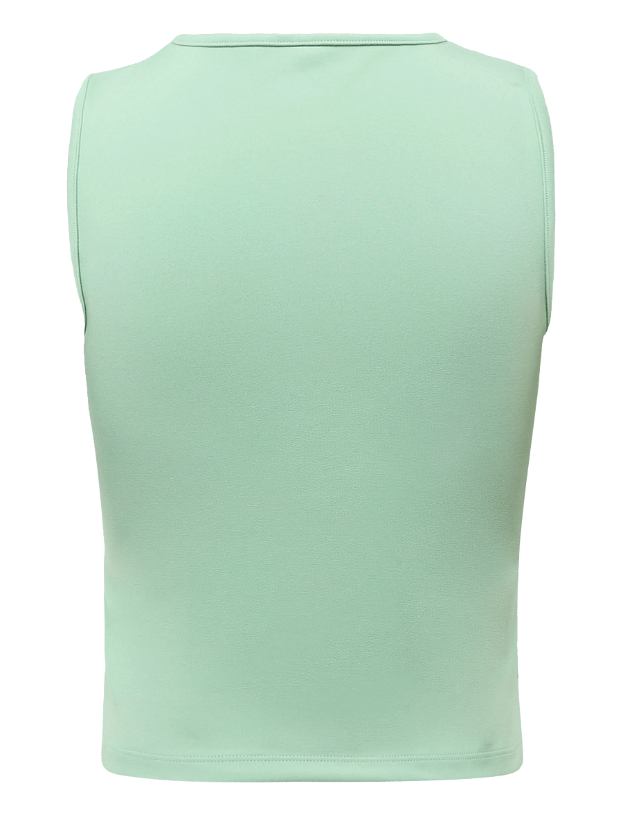 Nike - W NK ONE DF TANK CPSL A - crop-tops - steam/white - 1