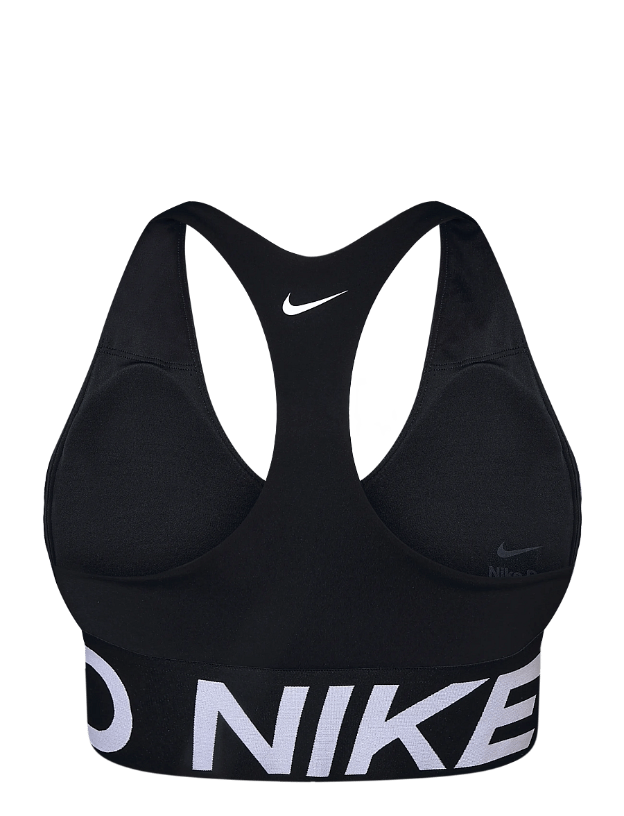 Nike - W NP DF SCULPT MS BRA - sports bras - black/white/white - 1