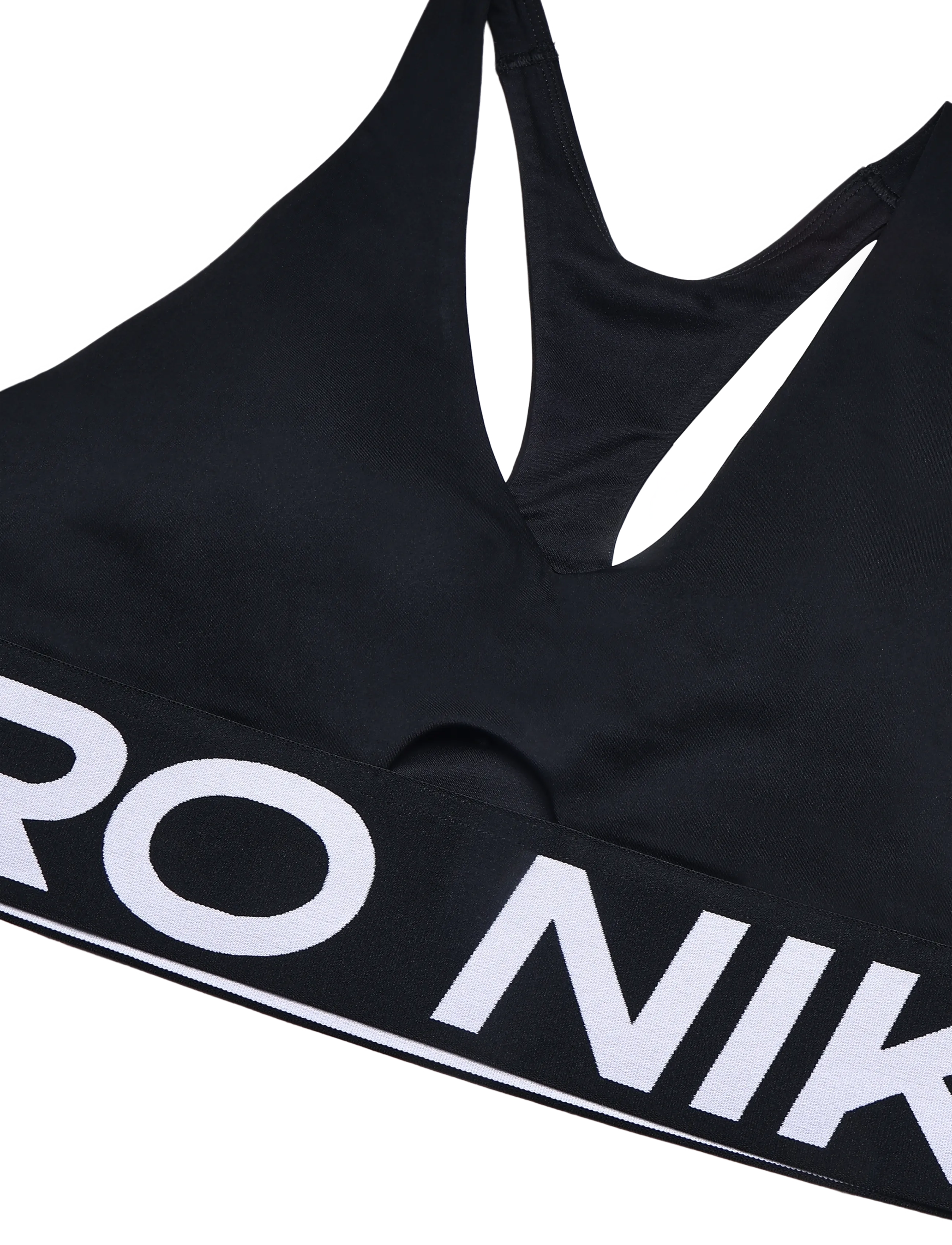Nike - W NP DF SCULPT MS BRA - black/white/white - 2