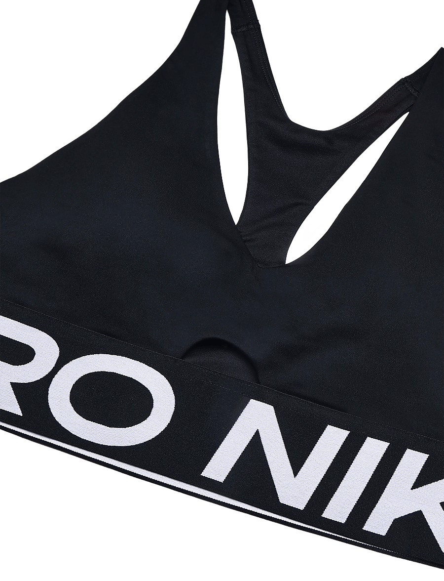 Nike - W NP DF SCULPT MS BRA - sports bras - black/white/white - 2