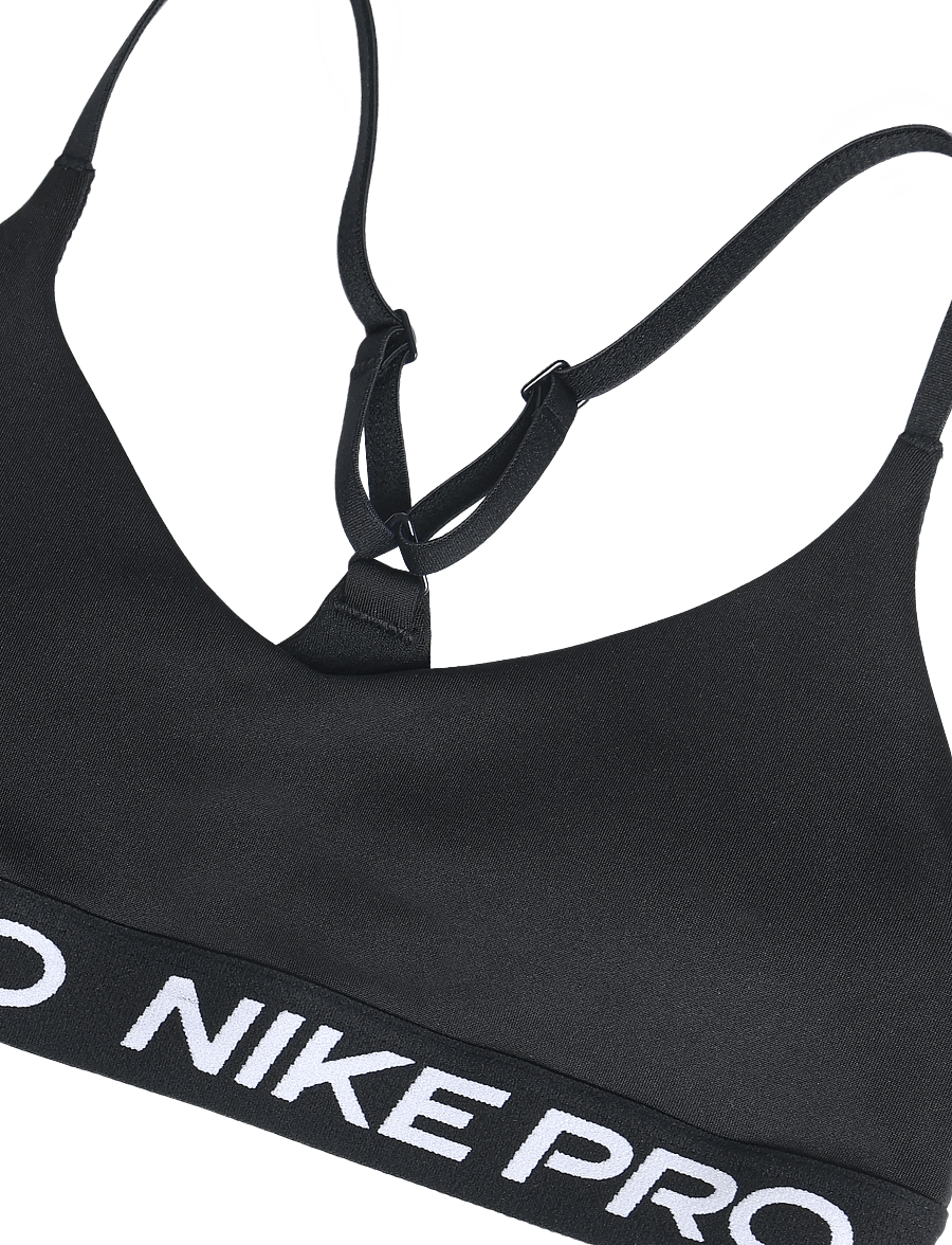Nike - Nike Pro Indy Bra - aluskihina kantavad alussärgid - black - 2