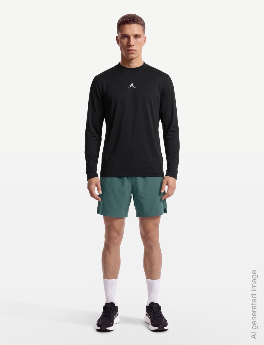 Nike - Jordan Dri-Fit Long-sleeved Top - base layer tops - black - 0