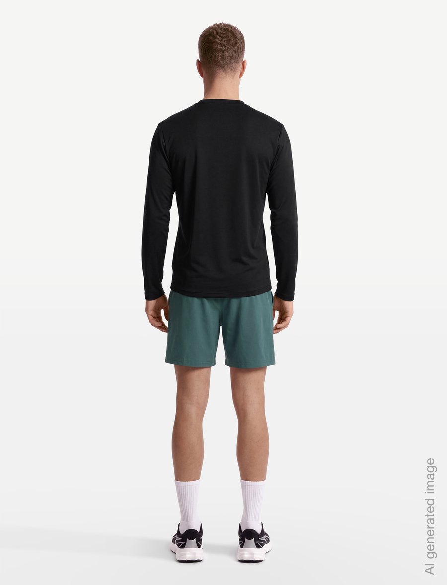 Nike - Jordan Dri-Fit Long-sleeved Top - base layer tops - black - 4