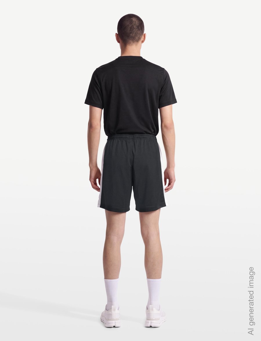 Nike - Men's Dri-FIT Football Shorts - Nike Academy+ - trainingsshorts - black/white/white - 4
