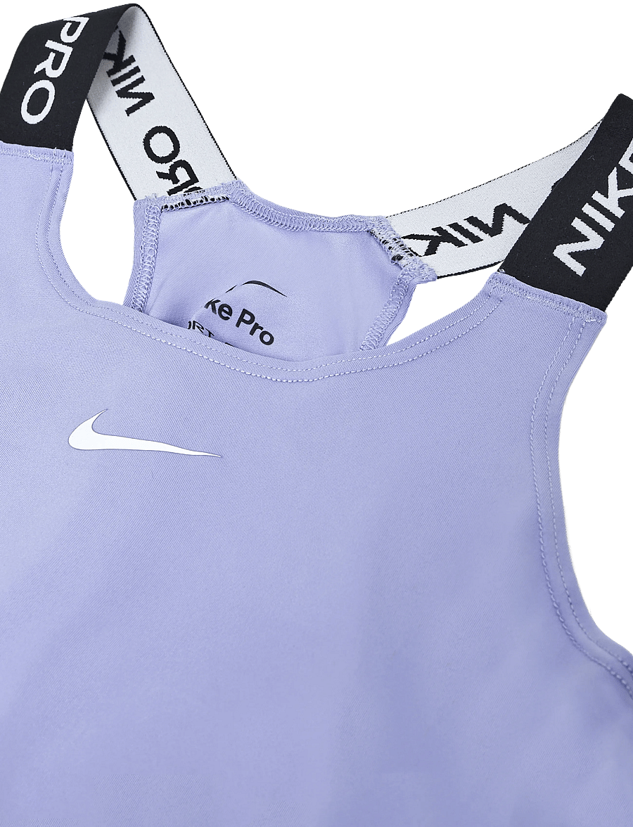Nike - Nike Pro Dri-Fit Girl Tank Top - sporditopid - light thistle/black/white - 2