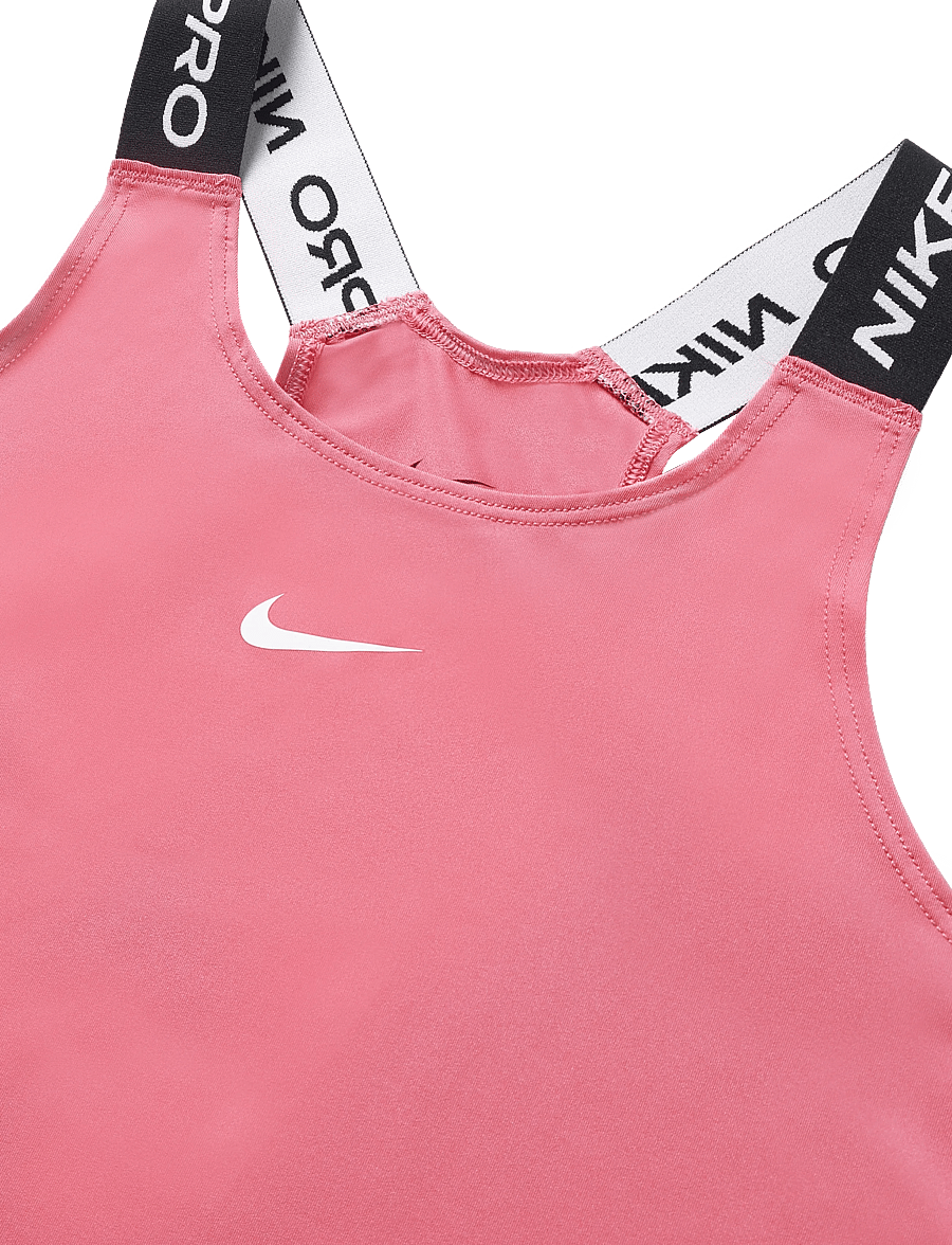 Nike - Nike Pro Dri-Fit Girl Tank Top - sportoberteile - peony/black/white - 2