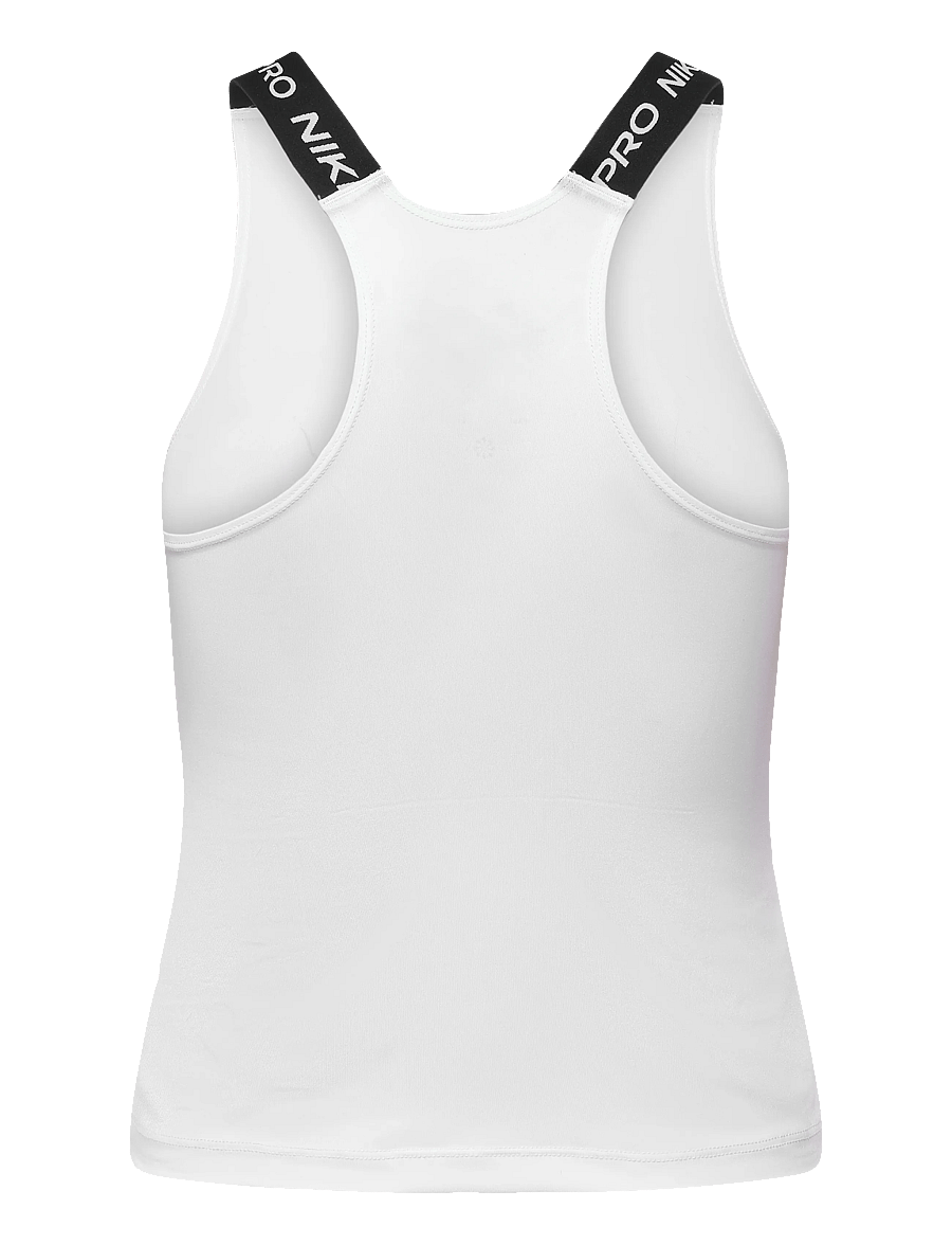 Nike - Nike Pro Dri-Fit Girl Tank Top - sportoberteile - white/black/black - 1