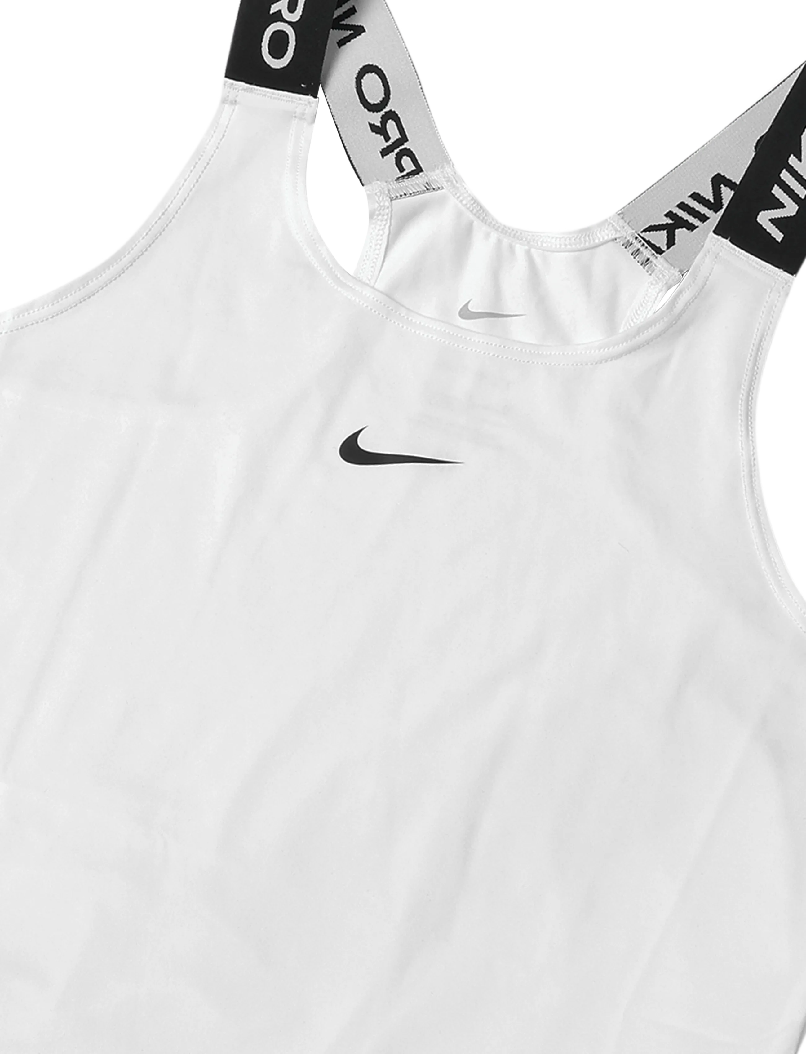 Nike - Nike Pro Dri-Fit Girl Tank Top - sportoberteile - white/black/black - 2