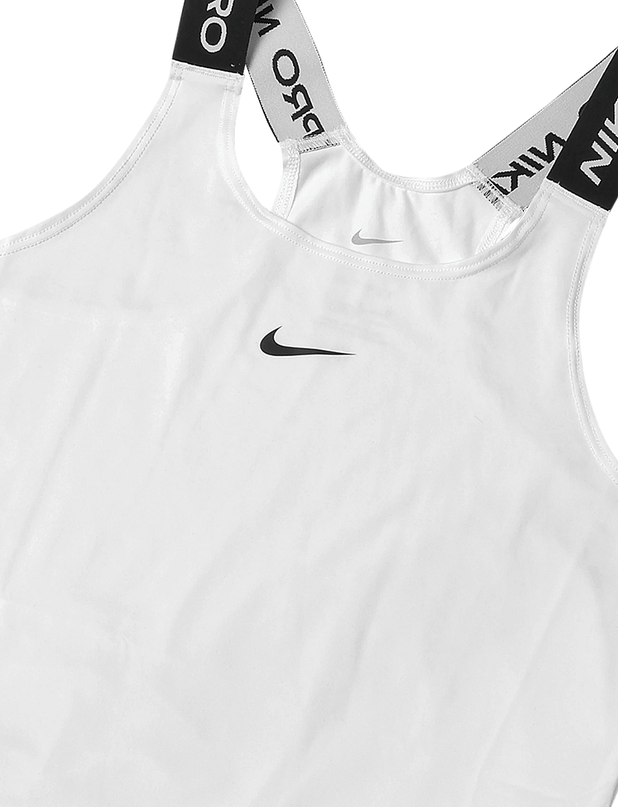 Nike - Nike Pro Dri-Fit Girl Tank Top - sportoberteile - white/black/black - 2