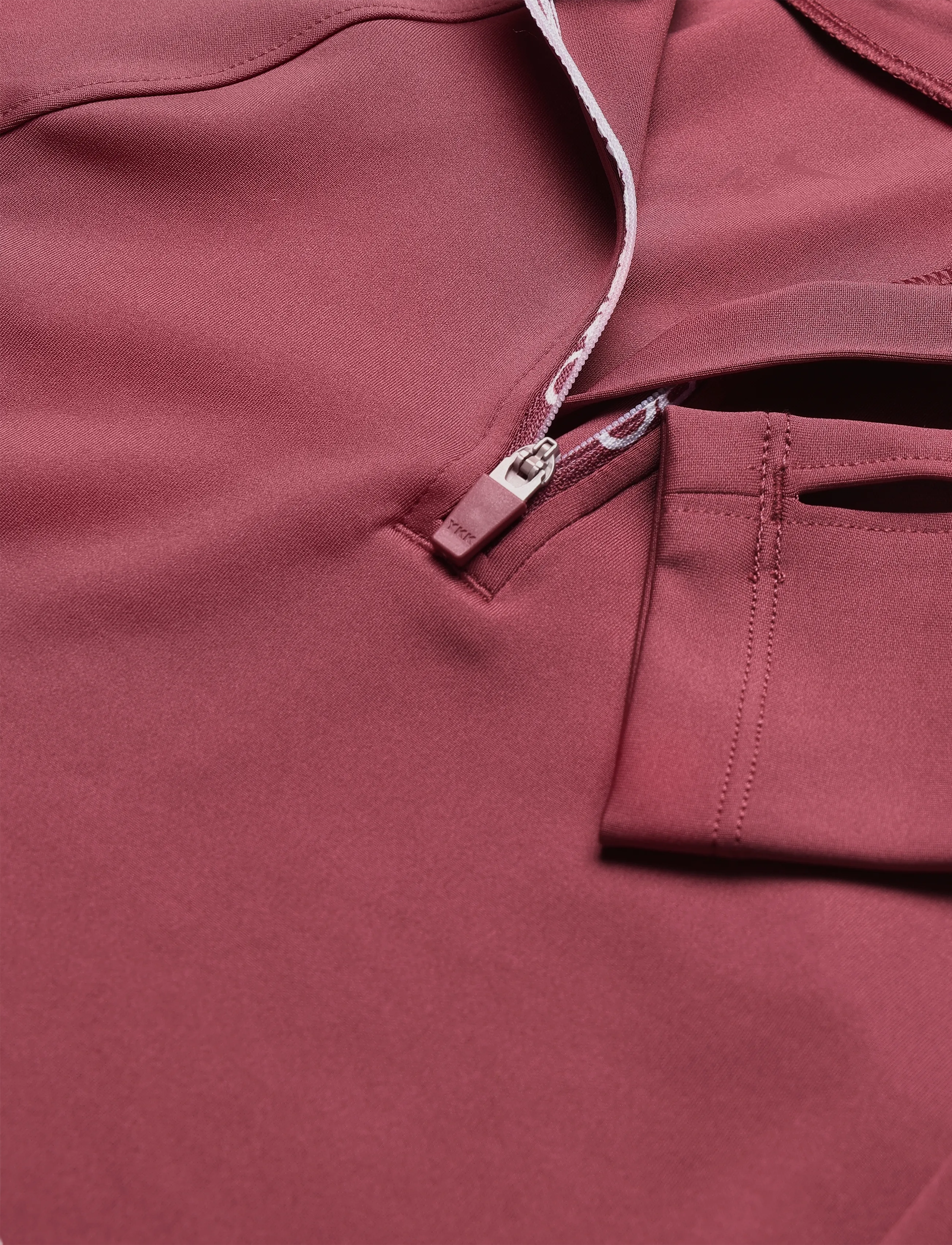 Nike - Nike Pro Girl Dri-Fit Half-Zip - aluskihina kantavad alussärgid - pink smoke/black/white - 2