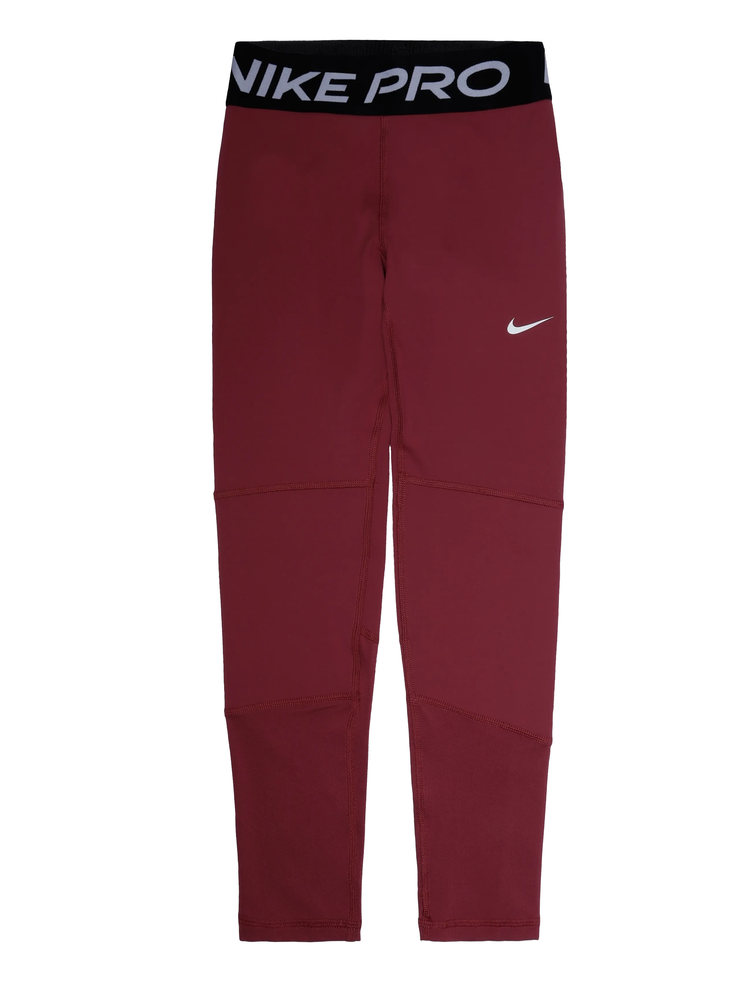 Nike G NP DF TIGHT OP - Lauf- & Trainingstights - PINK SMOKE/WHITE / burgundy