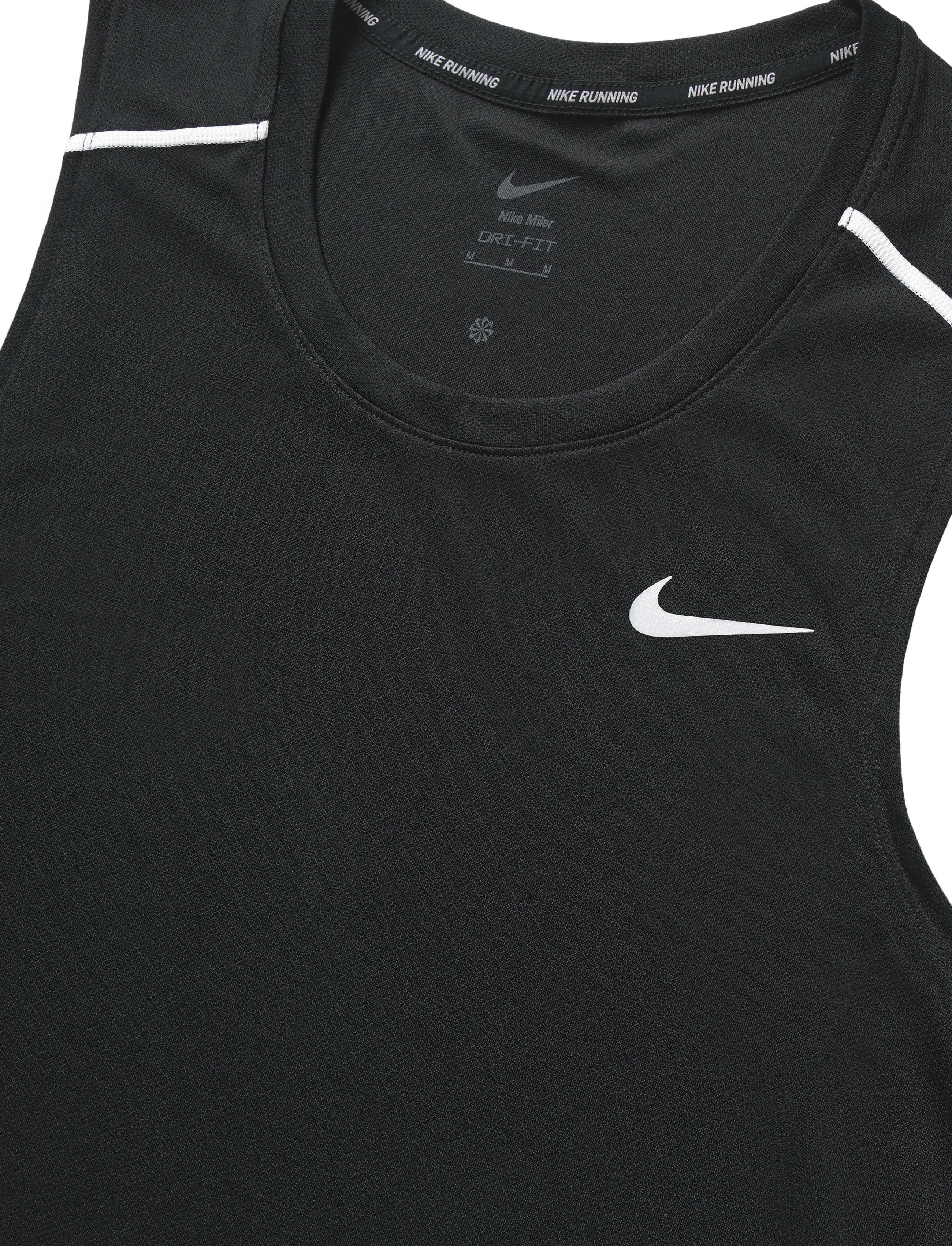 Nike - M NK DF MILER TANK TOP - black/reflective silv - 2