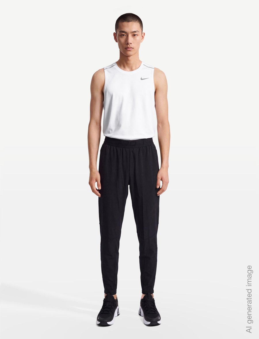 Nike - Nike Dri-Fit Miler Tank Top - tank tops - white/reflective silv - 0