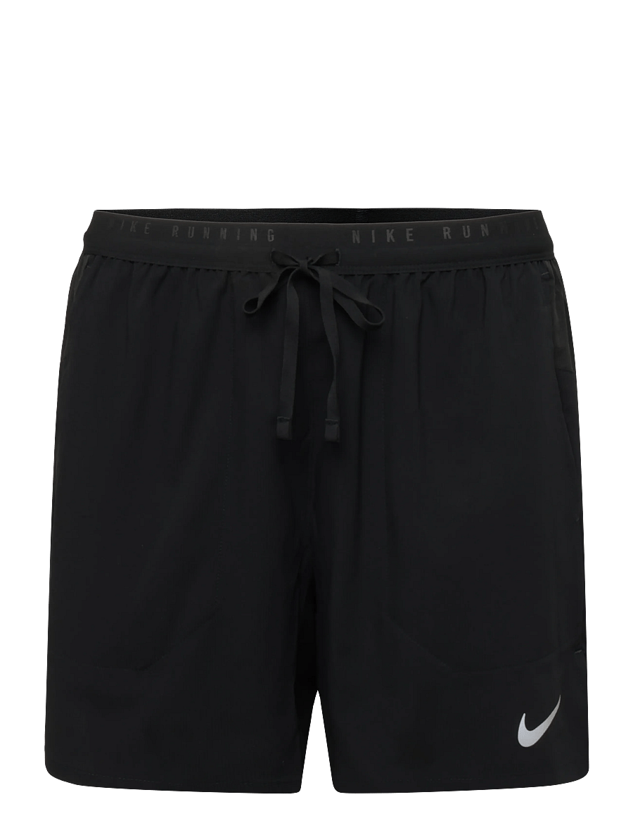 Nike - Nike Dri-Fit Stride 5IN Short - running shorts - black/reflective silv - 0