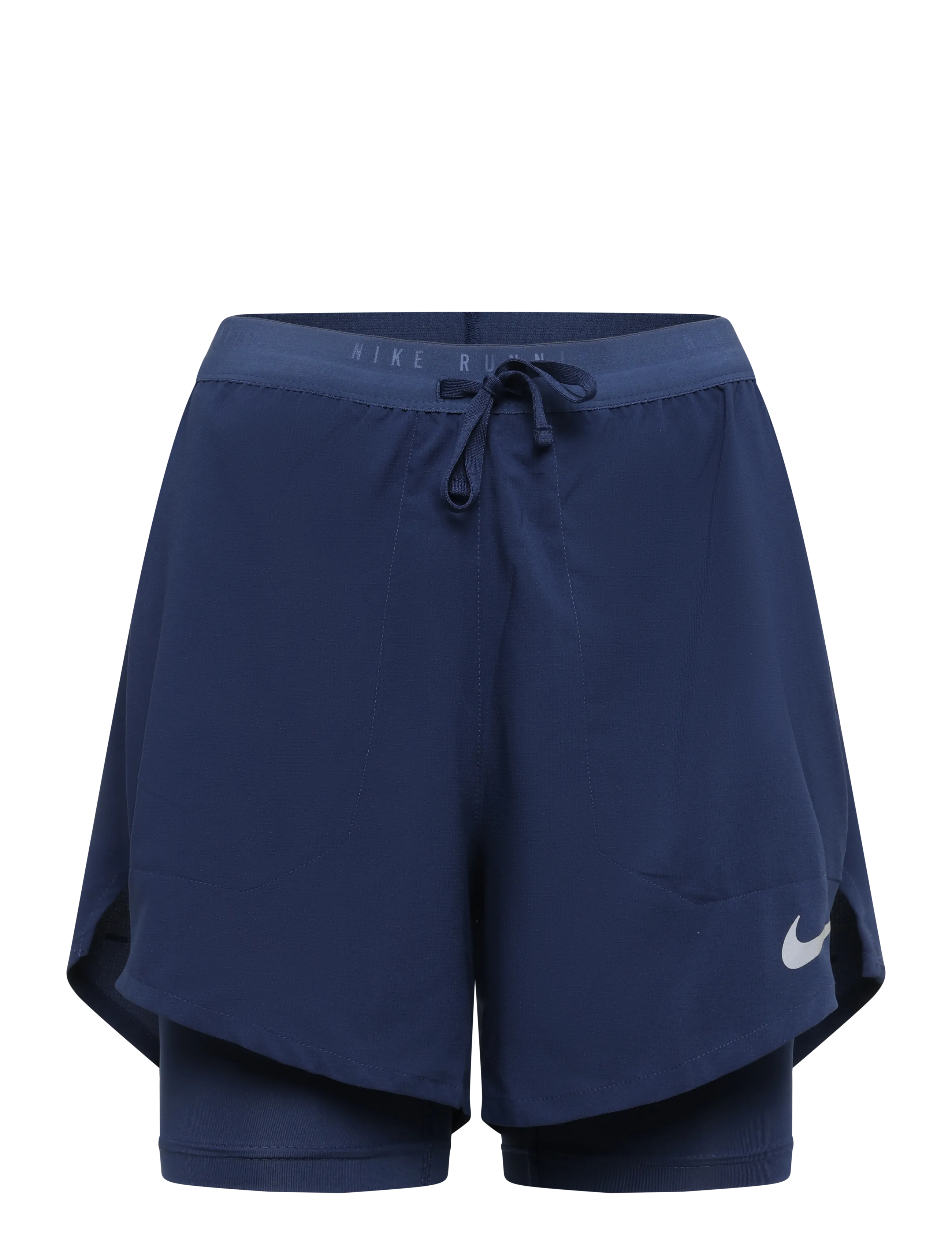 Nike M NK DF STRIDE 5IN HYBRID SHRT - Trainingsshorts - MIDNIGHT NAVY/REFLECTIVE SILV / navy