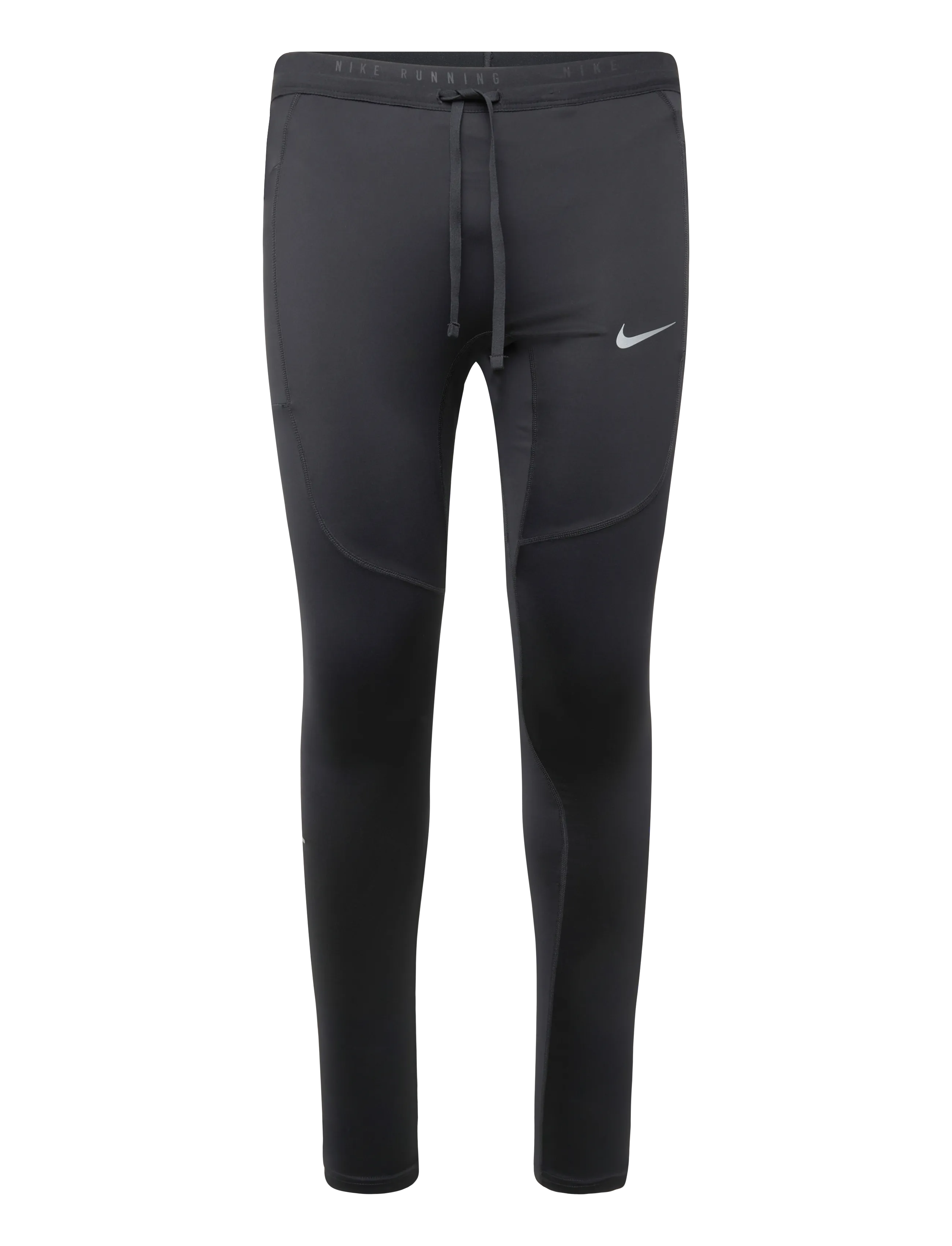 Nike M NK DF STRIDE TIGHT - Treeningretuusid - BLACK/REFLECTIVE SILV / black