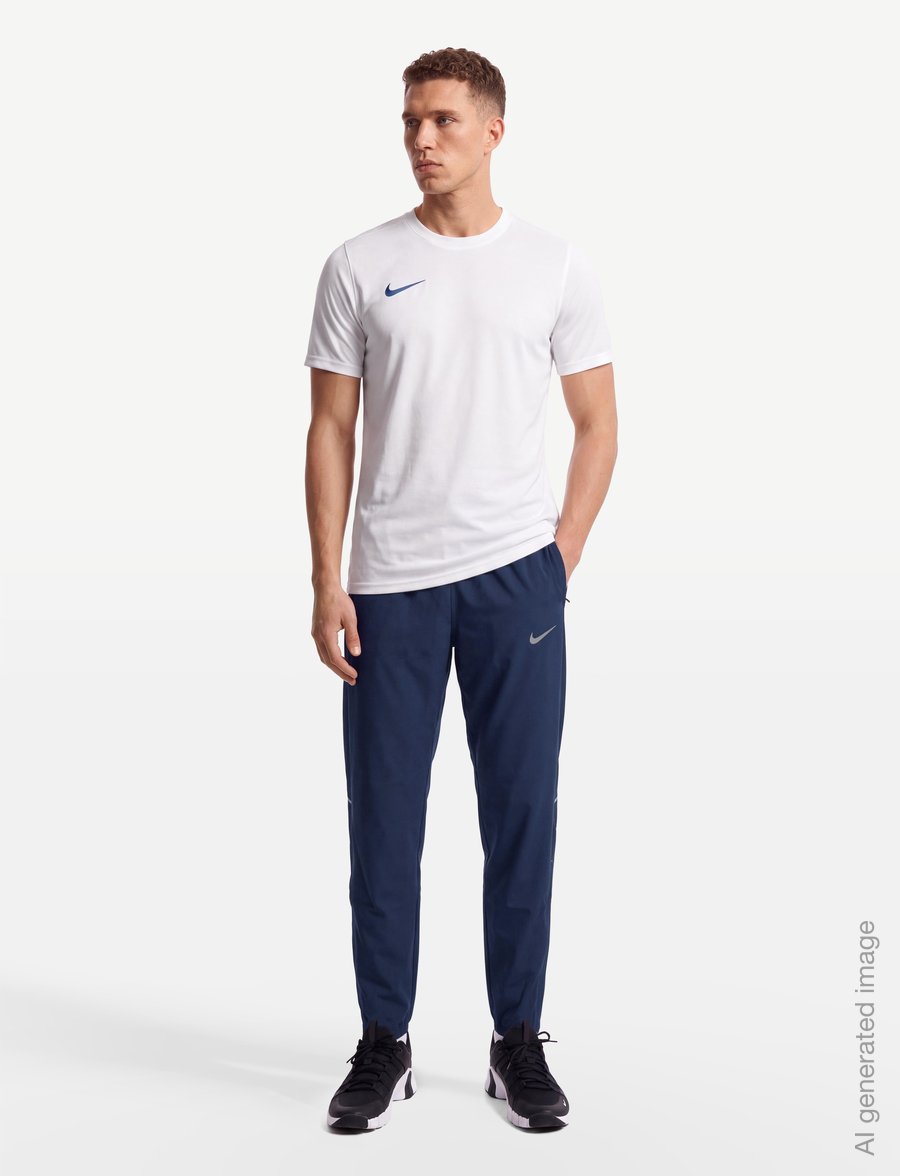 Nike - M NK DF MILER WOVEN PANT - trainingshosen - midnight navy/obsidian/reflect - 0