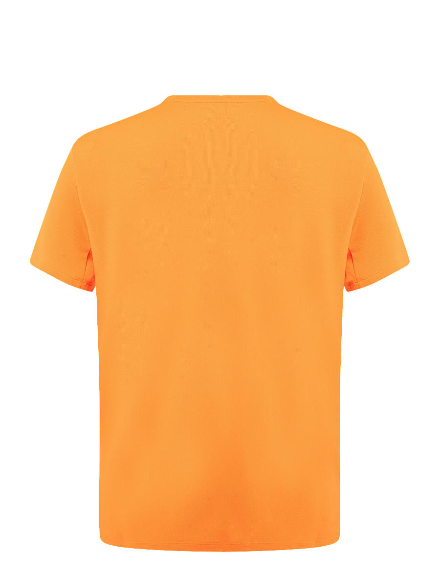 Nike - M NK DF UV MILER SS - t-shirts - total orange/reflective silv - 1