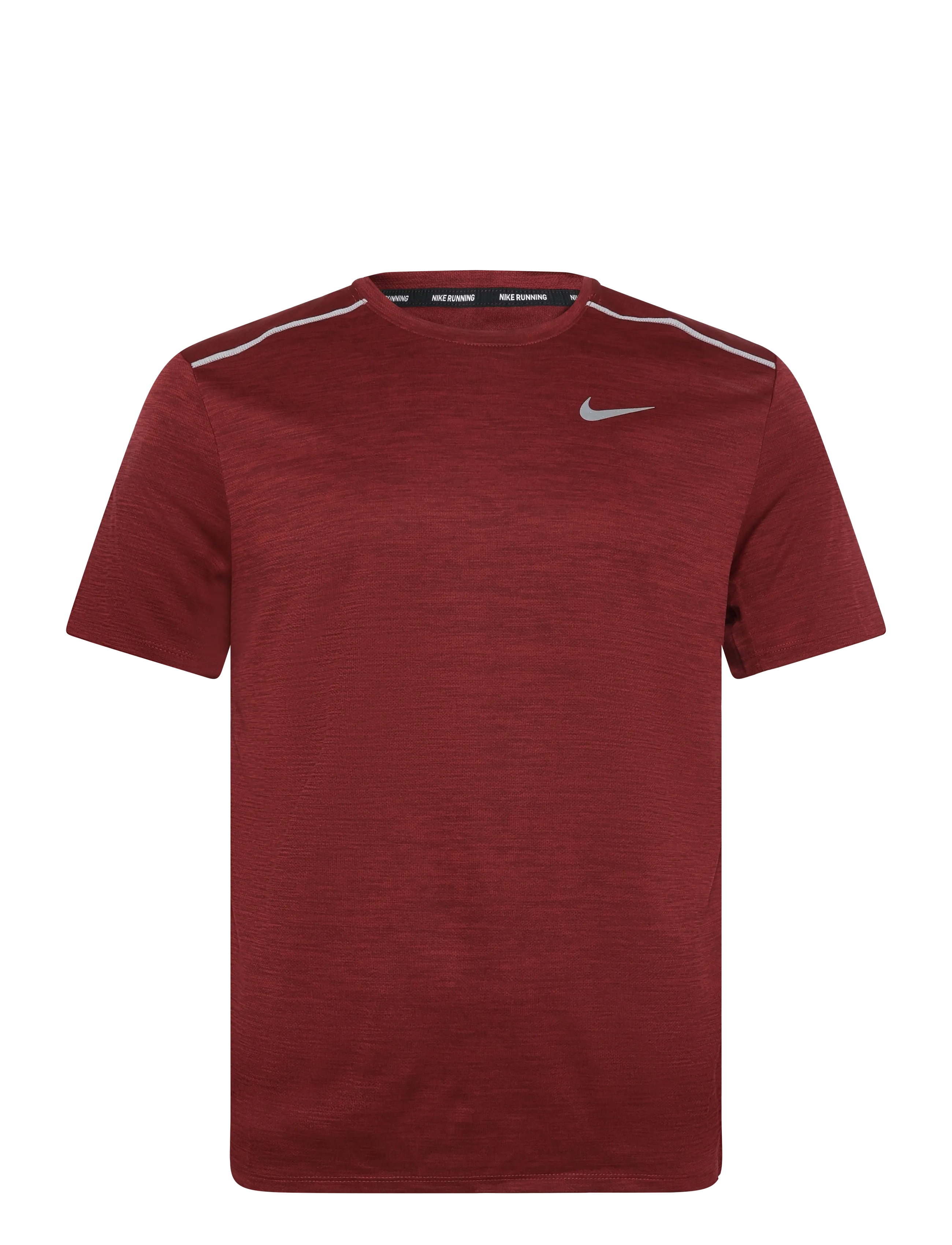 Nike M NK DF UV MILER SS - T-shirts - TOUGH RED/MYSTIC DATES/REFLECT / red
