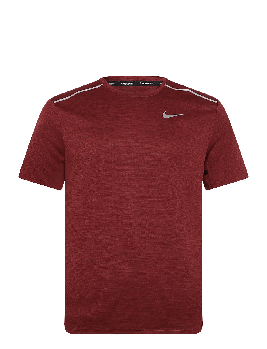Nike - M NK DF UV MILER SS - t-shirts - tough red/mystic dates/reflect - 0