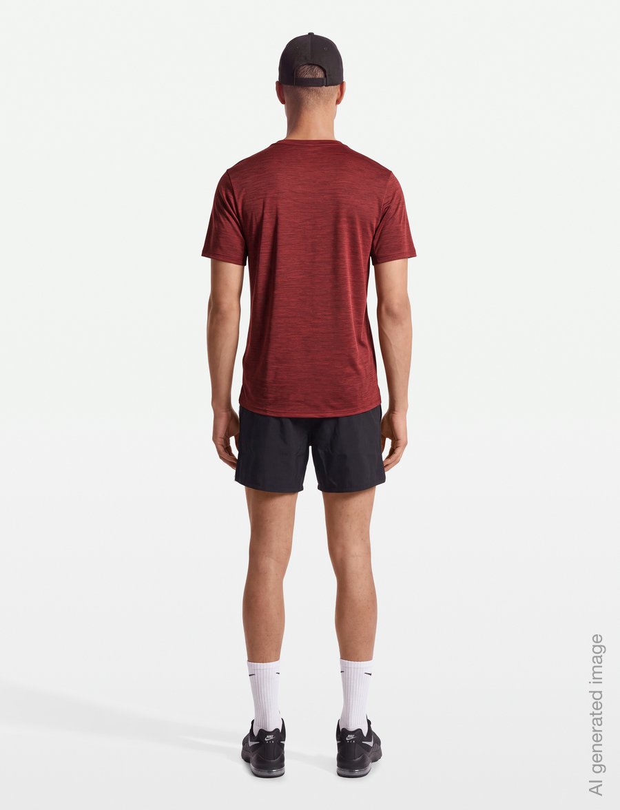 Nike - M NK DF UV MILER SS - t-särgid - tough red/mystic dates/reflect - 4