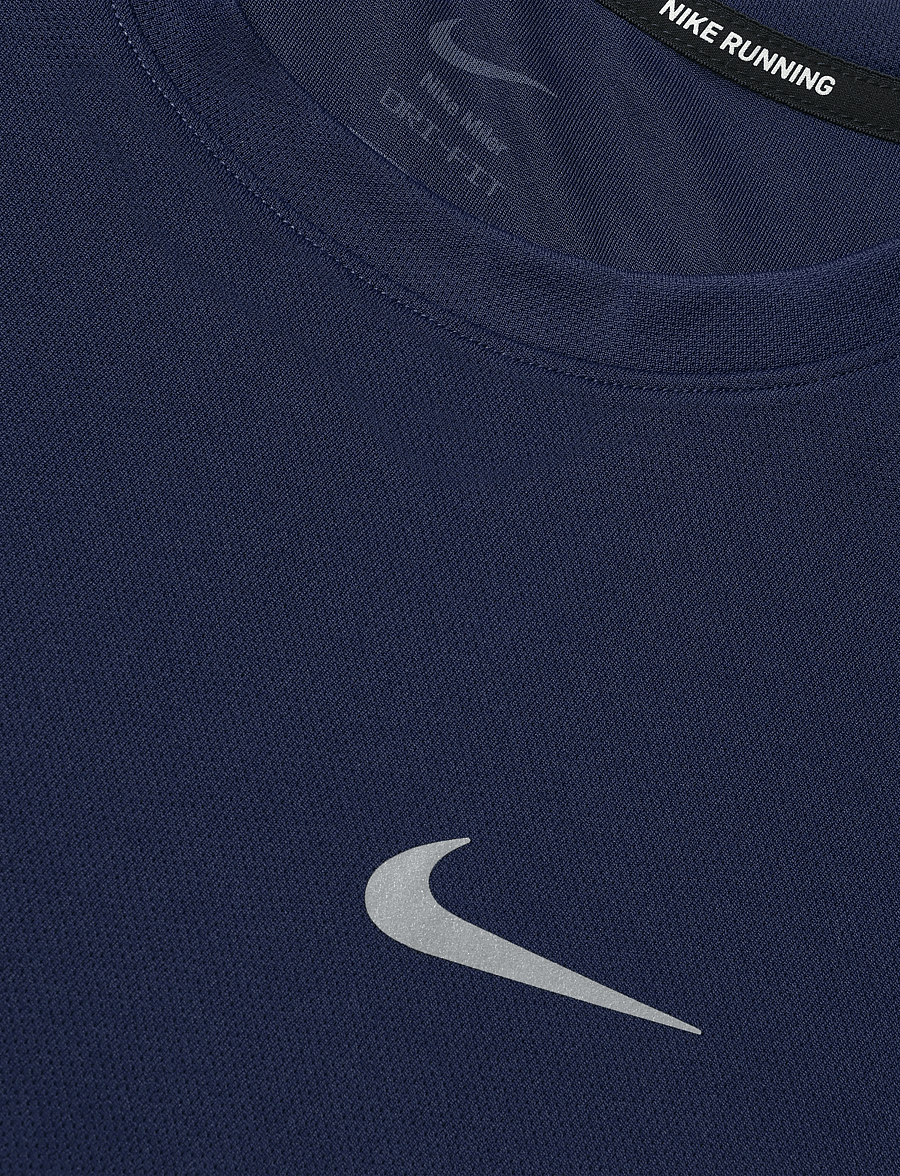 Nike - M NK DF UV MILER SS - t-särgid - midnight navy/obsidian/reflect - 2