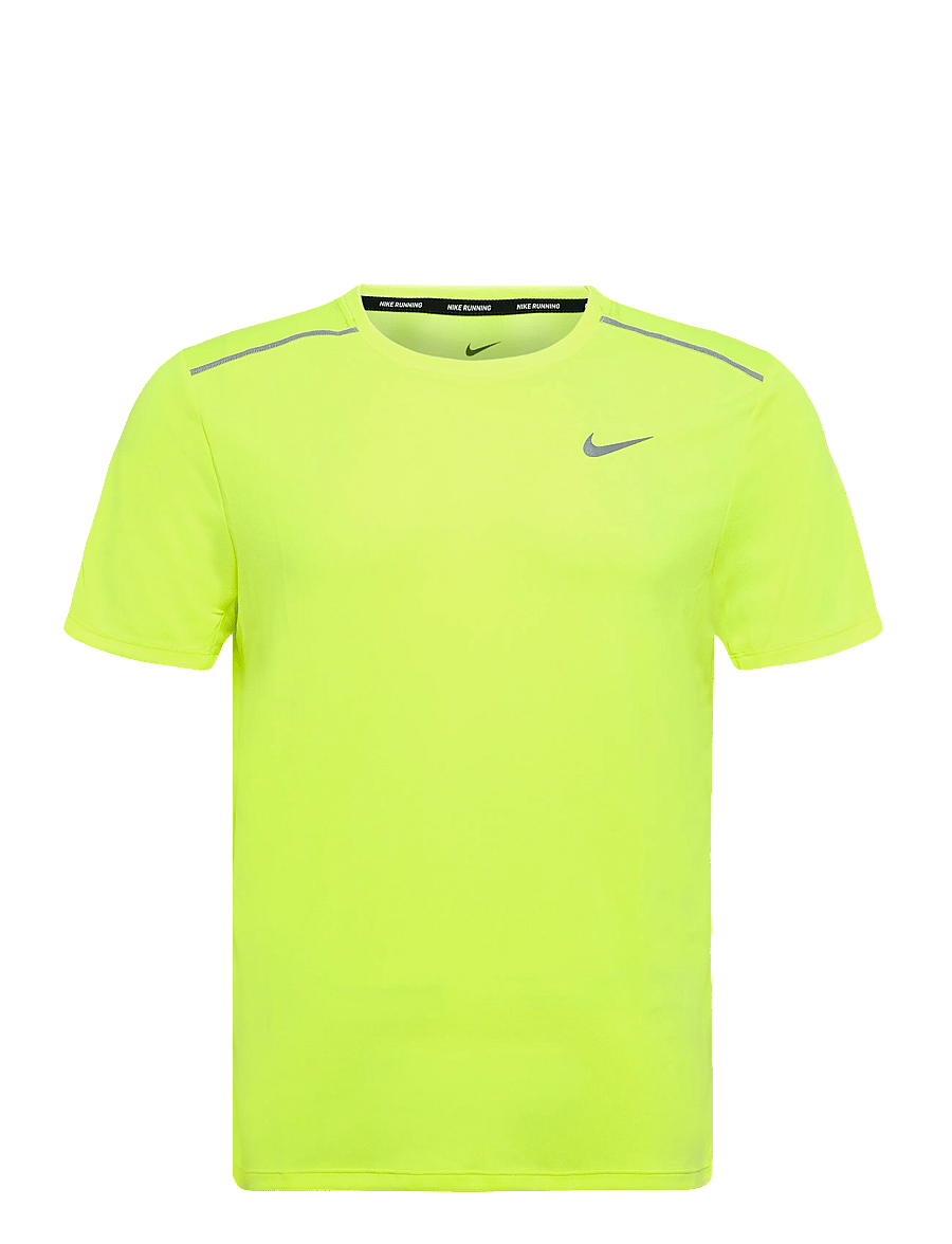 Nike - M NK DF UV MILER SS - t-shirts - volt ice/barely volt/reflectiv - 0