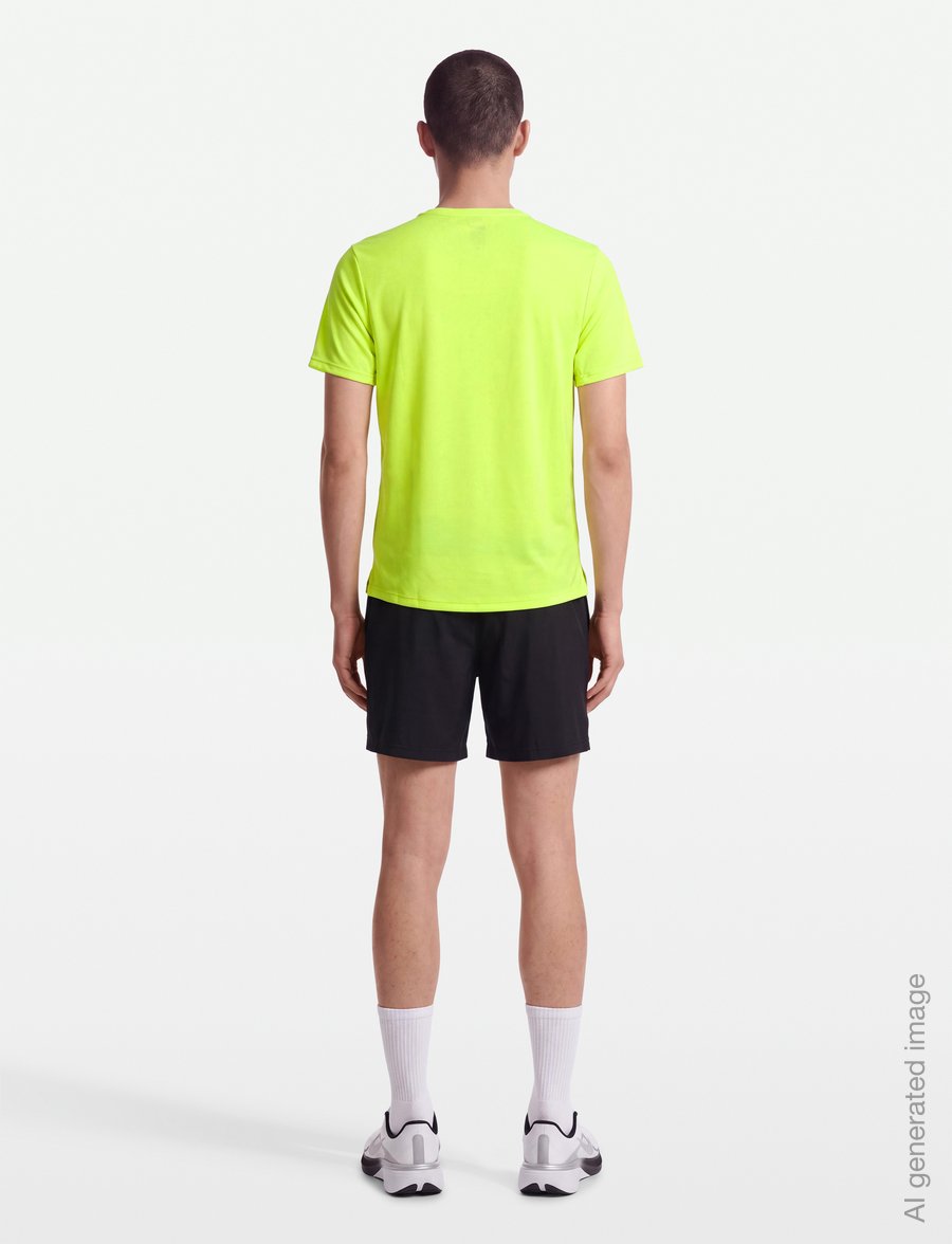 Nike - M NK DF UV MILER SS - t-särgid - volt ice/barely volt/reflectiv - 4