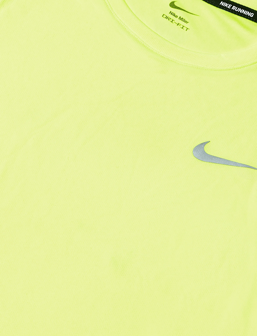Nike - M NK DF UV MILER SS - t-shirts - volt ice/barely volt/reflectiv - 2