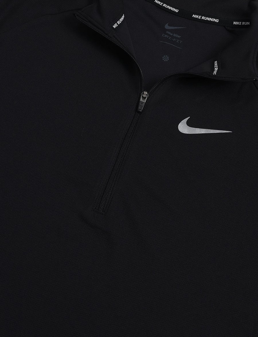 Nike - M NK DF UV MILER TOP HZ - pikkade varrukatega alussärgid - black/black/reflective silv - 2